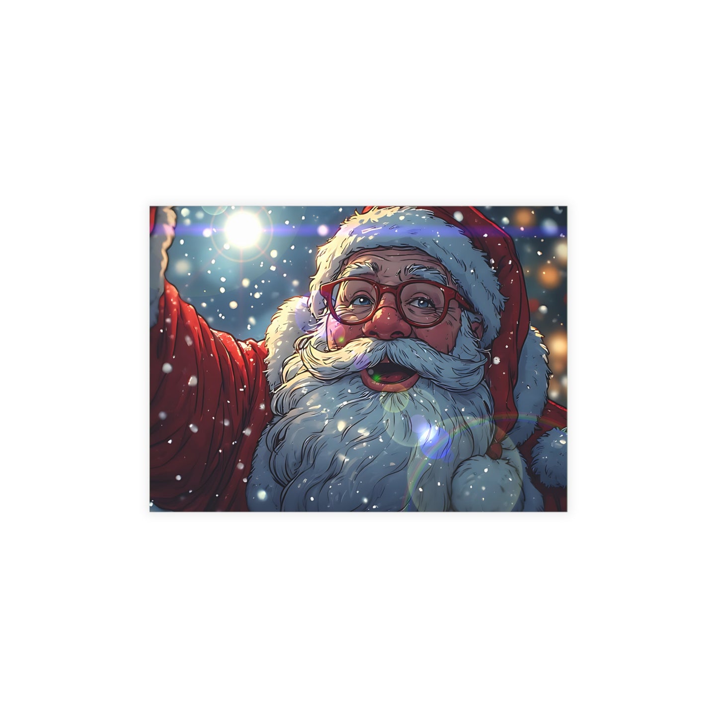 Happy Santa (Christmas Selfies) Postcard Bundles (envelopes included)