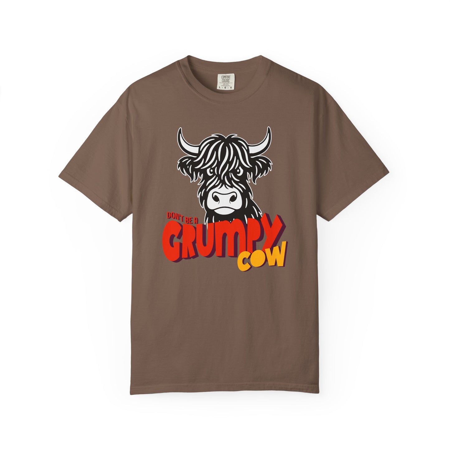 Grumpy Cow T-Shirt — Funny Highland Cow Graphic Tee