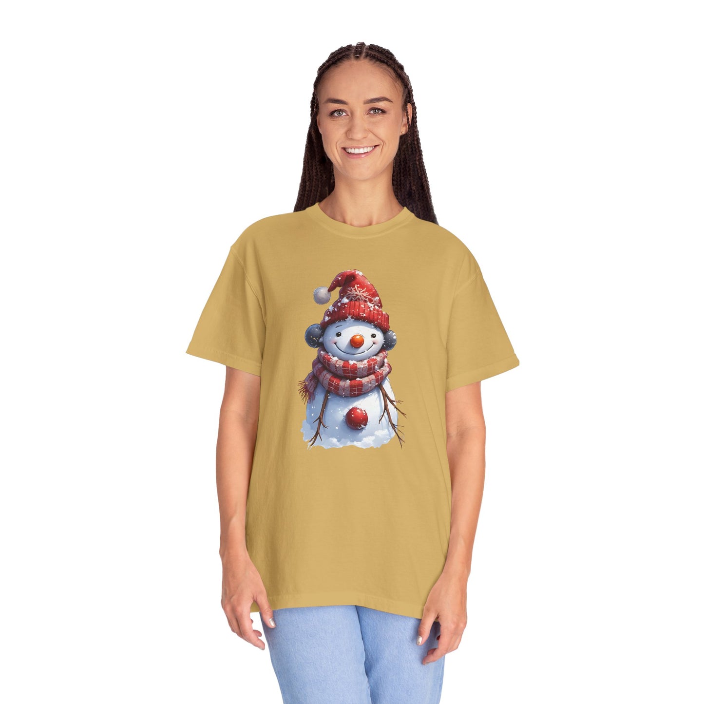 Snowman Holiday T-Shirt — Cute Winter Snowman Graphic Tee