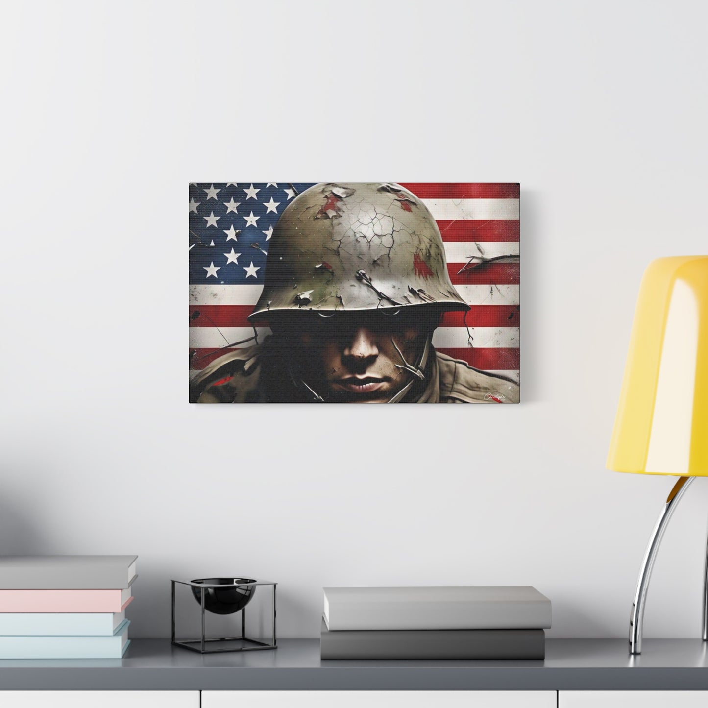 Military-Themed Canvas Art, Military Canvas Print, Wall Art for Veterans, Patriotic Home Decor, Gift for Army, Military Artwork, [...]