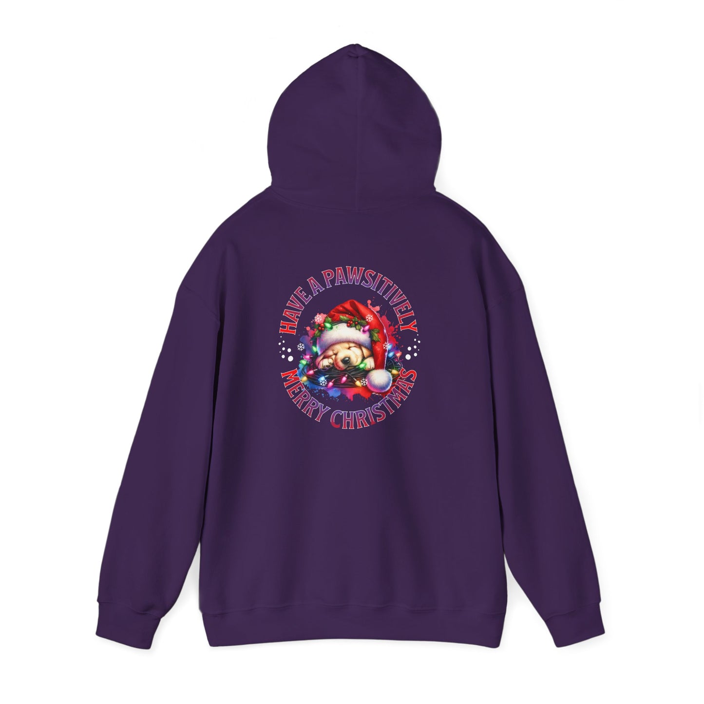 Christmas Pack Puppy Hoodie — Festive Santa Puppies 'Have A Pawsitively Merry Christmas' Holiday Sweatshirt
