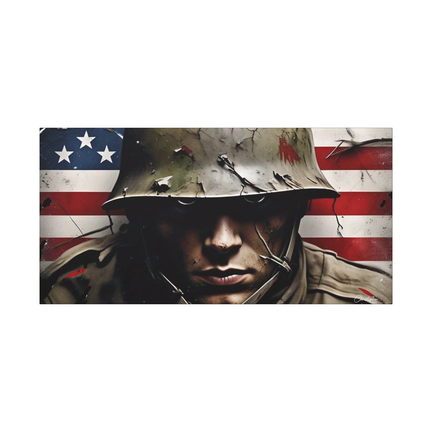 Military-Themed Canvas Art, Military Canvas Print, Wall Art for Veterans, Patriotic Home Decor, Gift for Army, Military Artwork, [...]