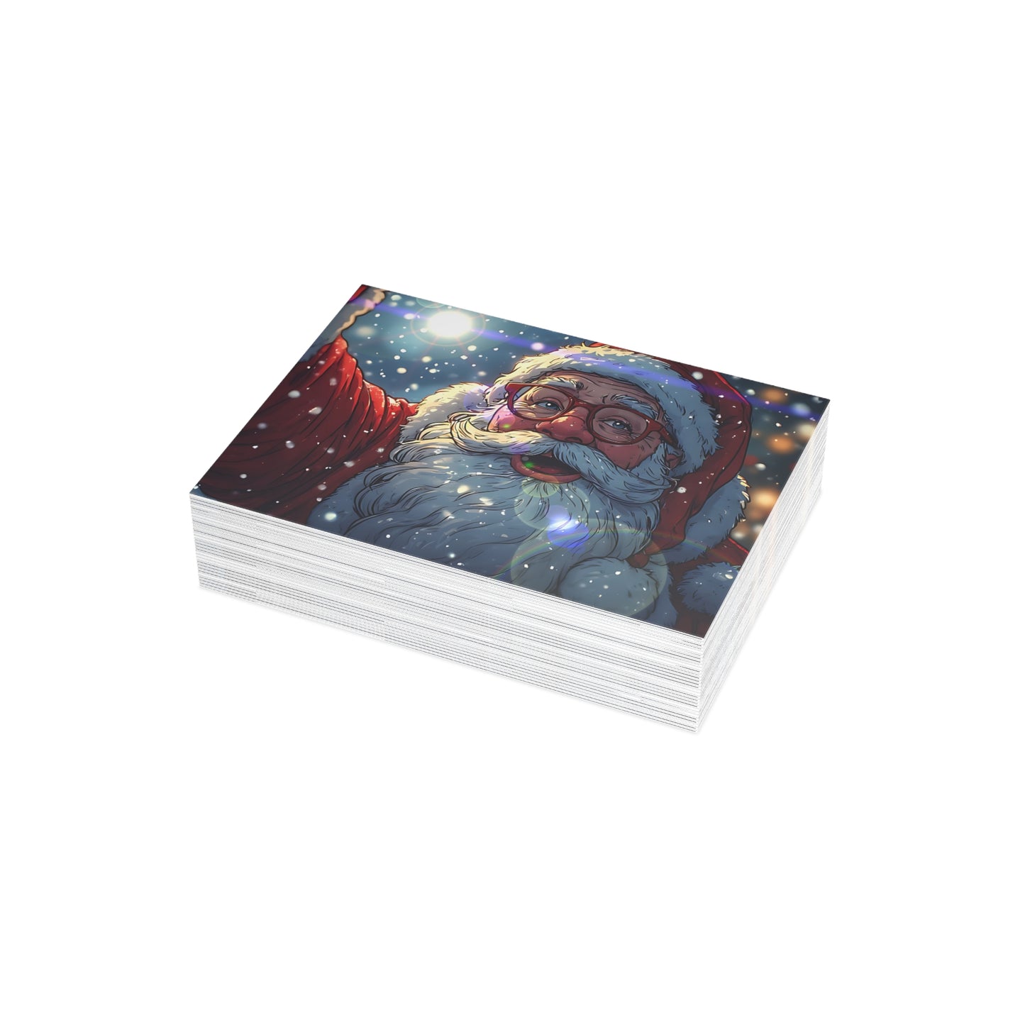 Happy Santa (Christmas Selfies) Postcard Bundles (envelopes included)
