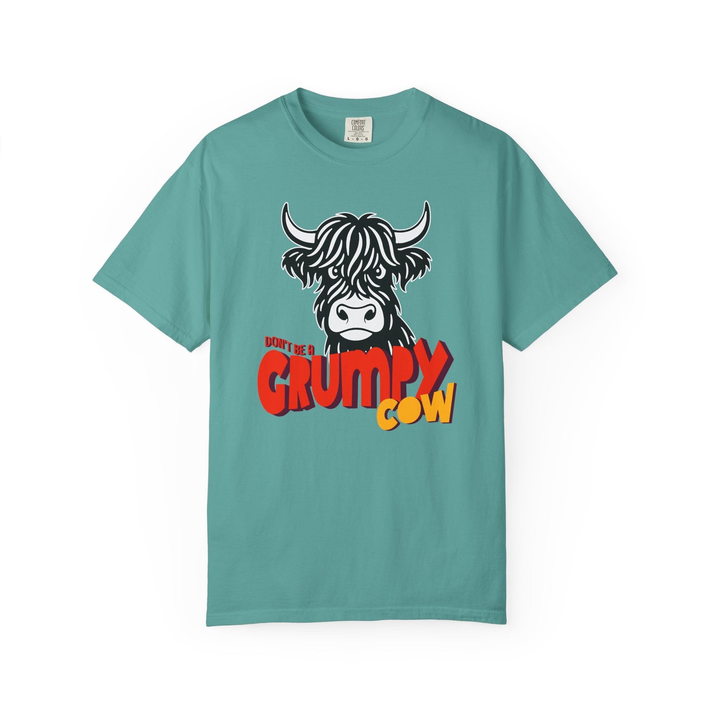 Grumpy Cow T-Shirt — Funny Highland Cow Graphic Tee