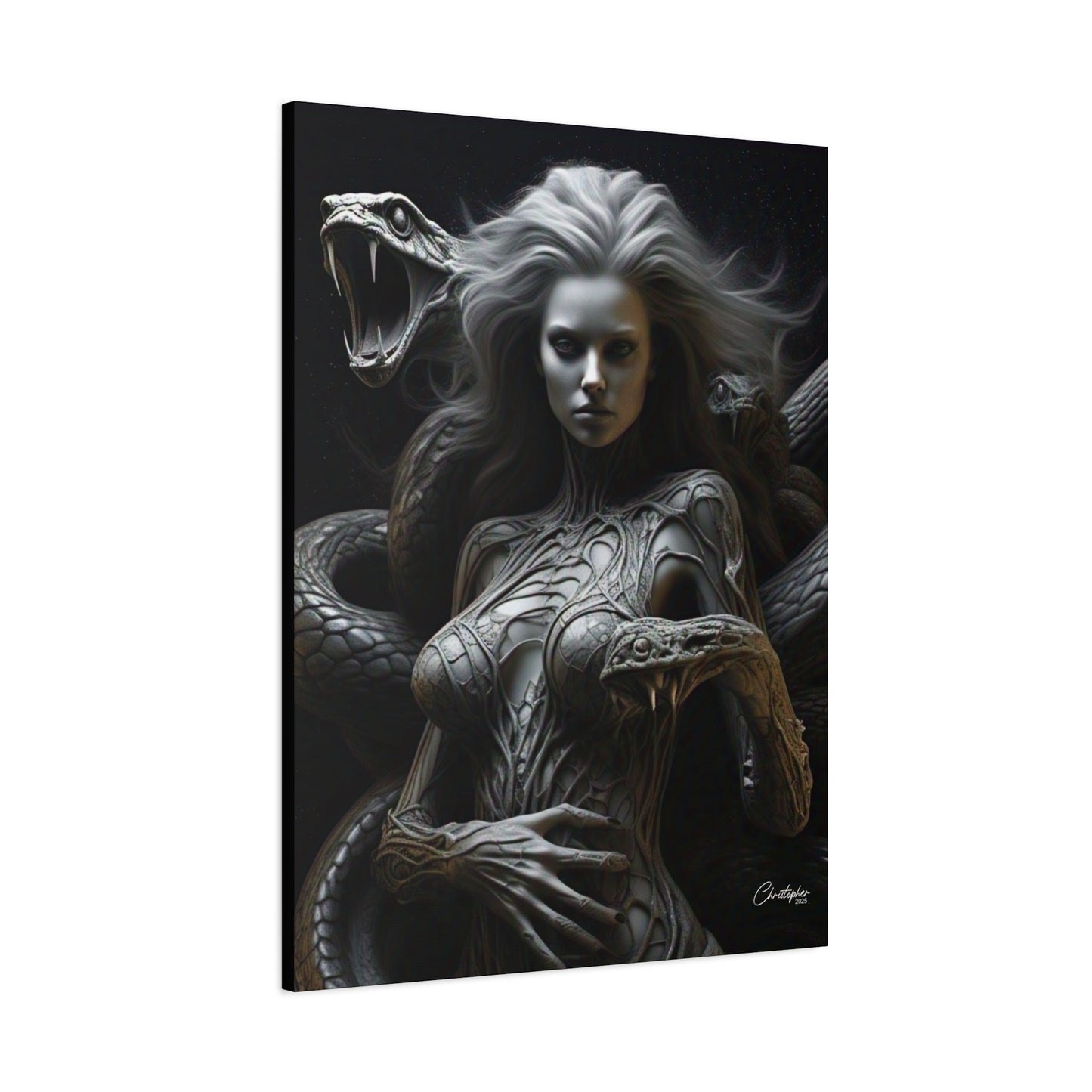 Serpent Goddess Matte Canvas Wall Art
