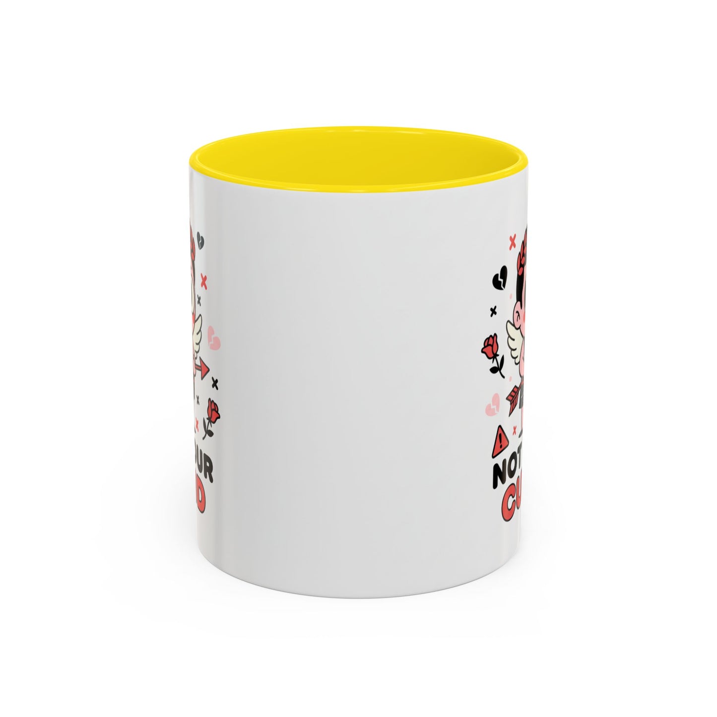 Cheeky Anti-Valentine Accent Coffee Mug — 11/15oz