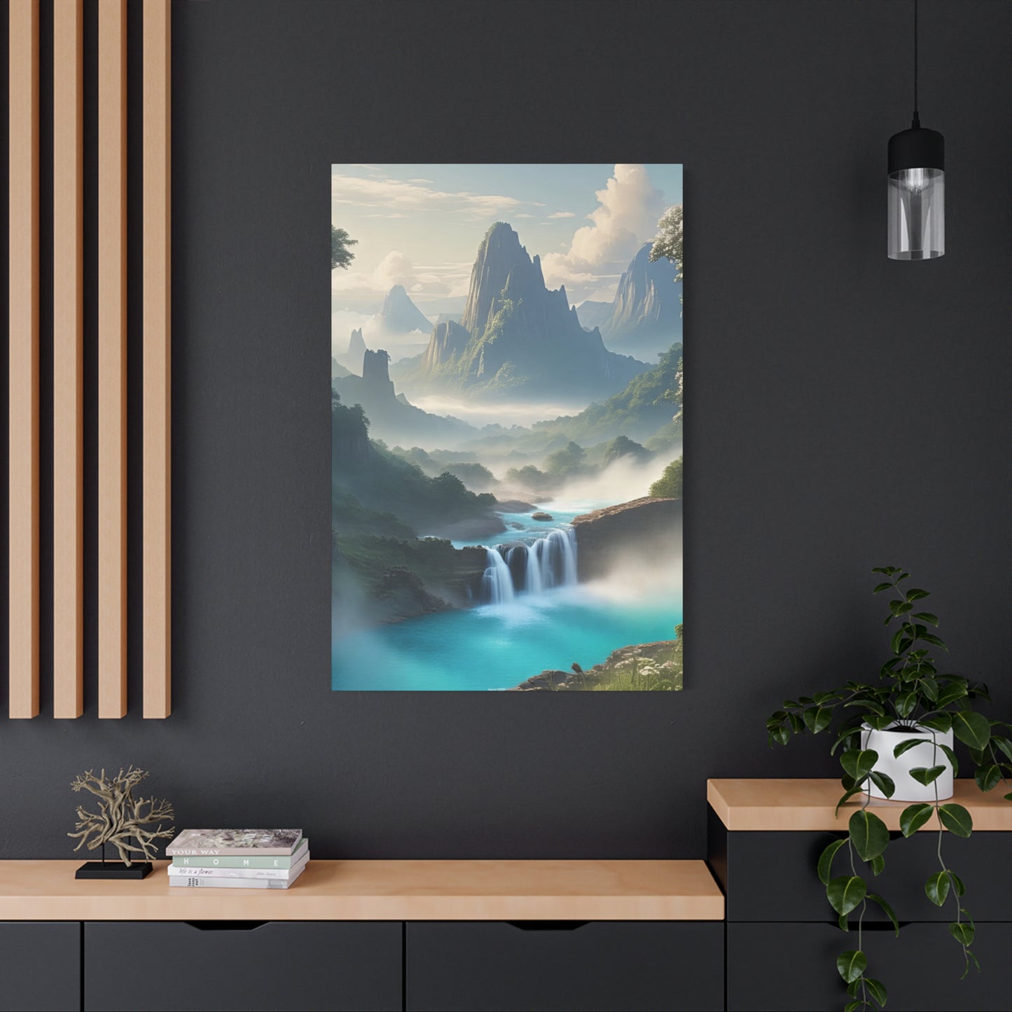 Scenic Landscape Canvas Print, Wall Art Decor, Home Decoration, Nature Wall Art, Gift for Nature Lovers, Tranquil Art for Living Room