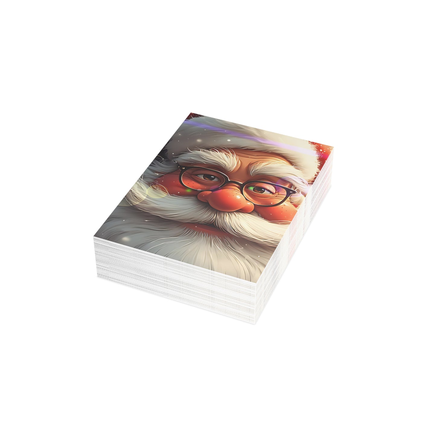 Santa close-up (Christmas Selfies) Postcard Bundles (envelopes included)