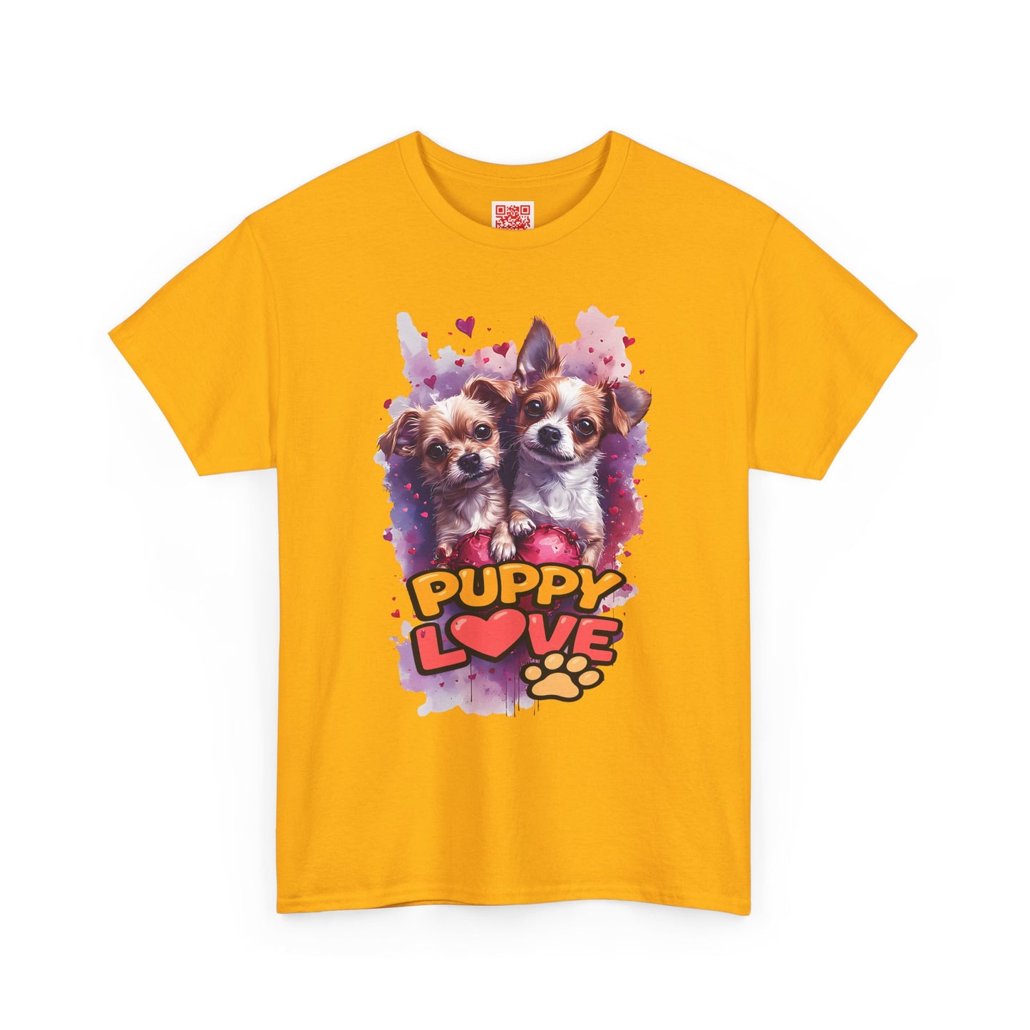 Puppy Love T‑Shirt – Cute Paw Print Dog Tee for Dog Lovers