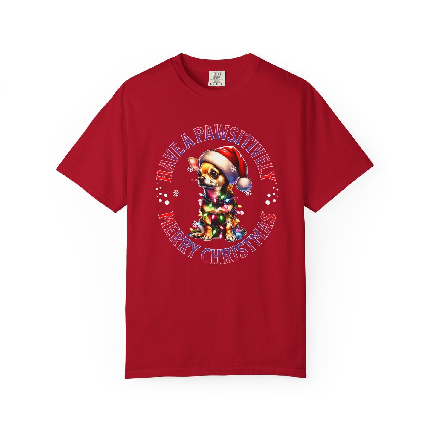 Christmas Puppy T-Shirt — “Have a Pawsitively Merry Christmas” Holiday Tee