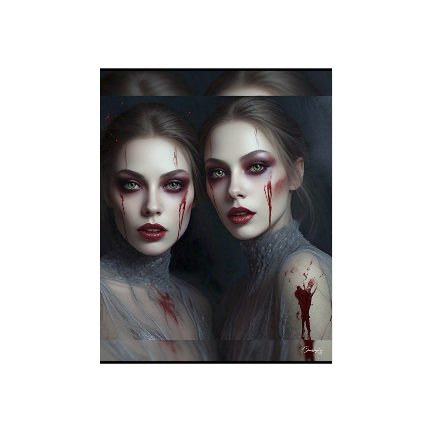 Eerie Fine Art Poster, Dark Fantasy Wall Art, Gothic Decor, Spooky Home Aesthetic, Halloween Wall Art