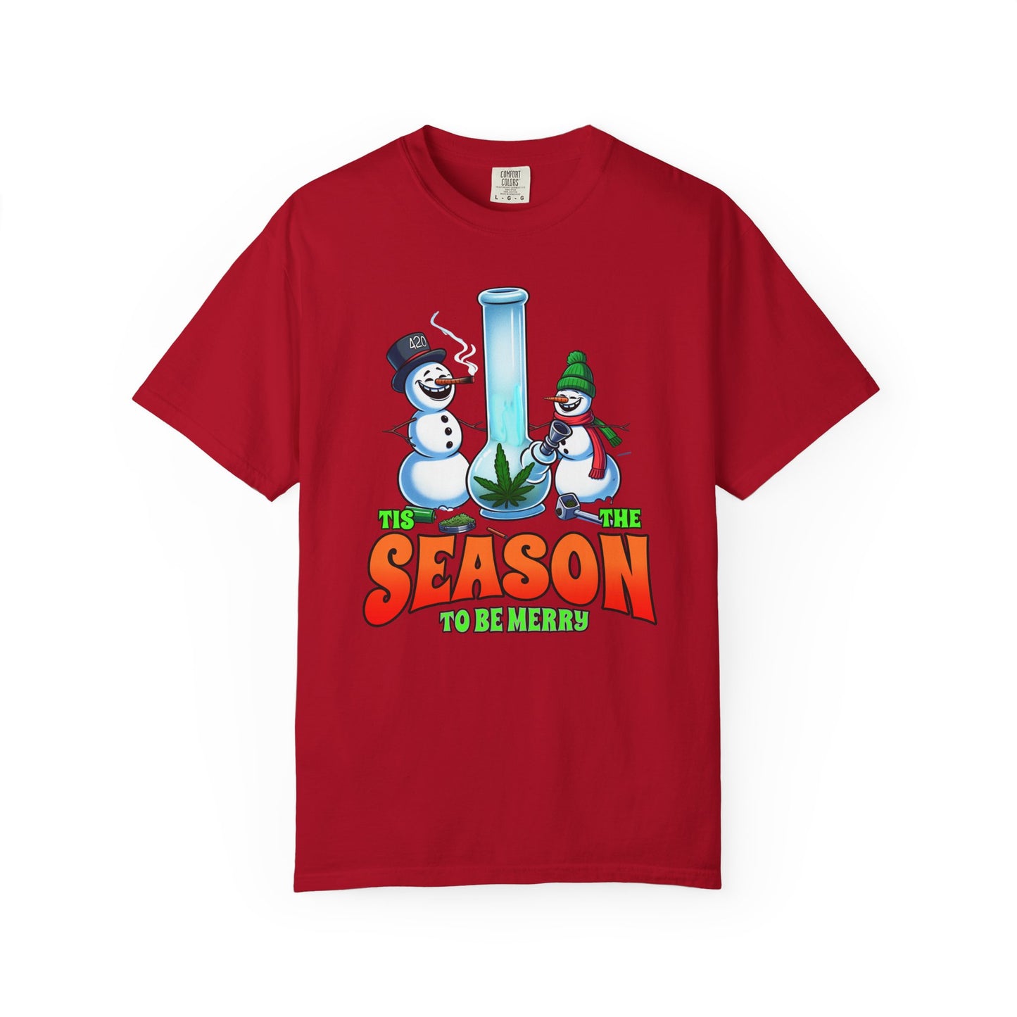 Festive Unisex T-Shirt: 'Tis the Season to Be Merry'