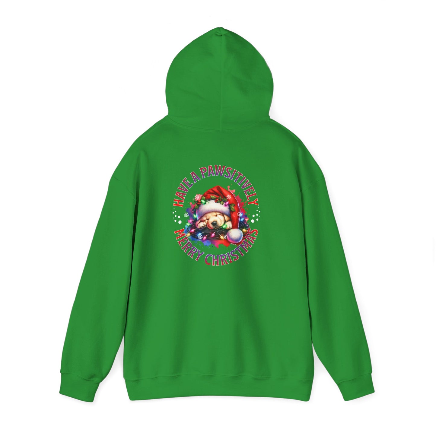 Christmas Pack Puppy Hoodie — Festive Santa Puppies 'Have A Pawsitively Merry Christmas' Holiday Sweatshirt