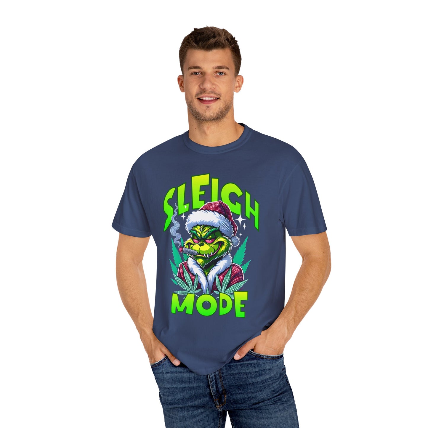 Sleigh Mode T-Shirt — Grinch Holiday Graphic Tee
