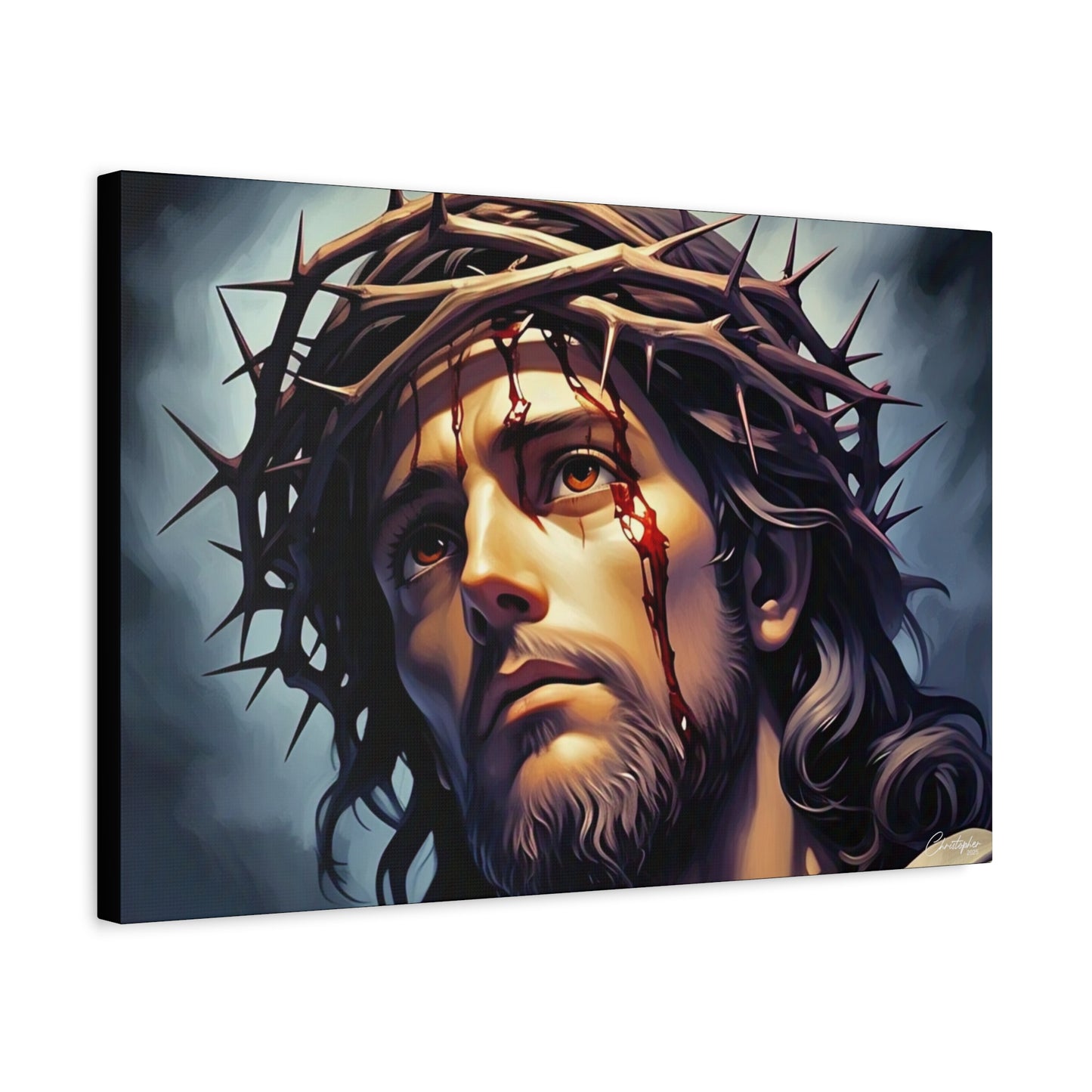 Religious Art Print Canvas, Inspirational Wall Decor, Christian Home Decor, Jesus Art, Gift for Faith-Based Celebrations