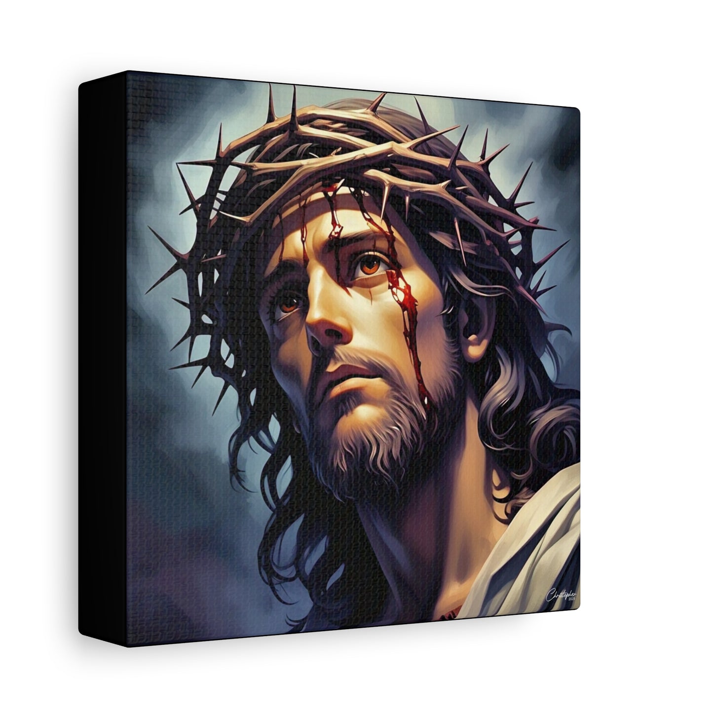 Religious Art Print Canvas, Inspirational Wall Decor, Christian Home Decor, Jesus Art, Gift for Faith-Based Celebrations