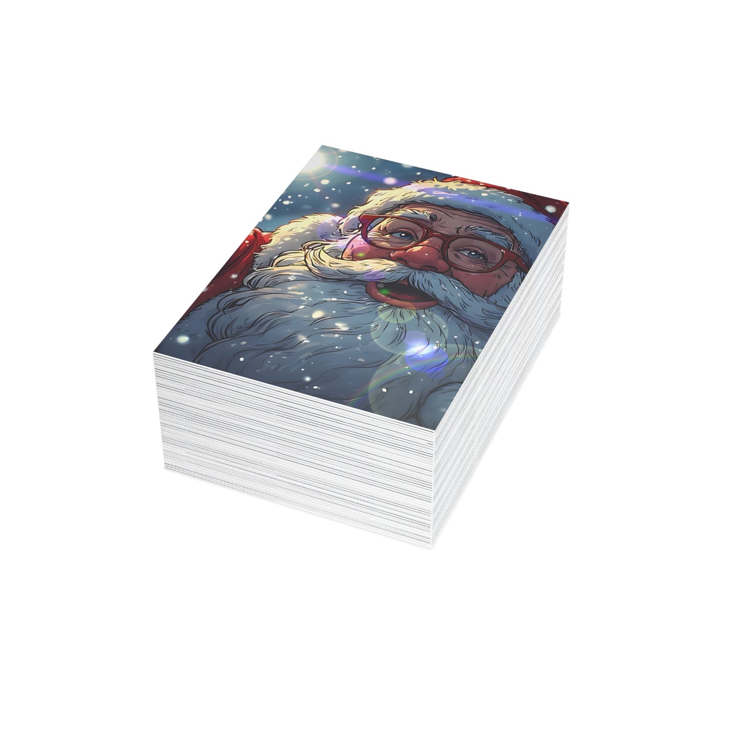 Happy Santa (Christmas Selfies) Postcard Bundles (envelopes included)