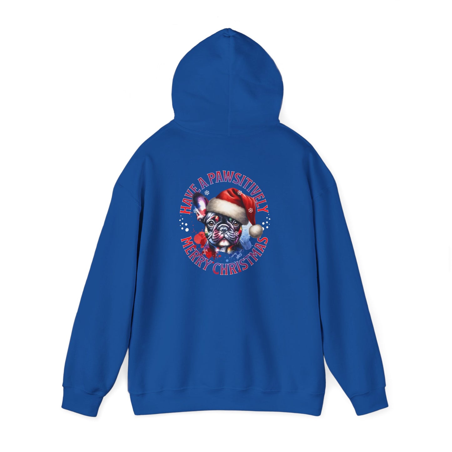 Christmas Pack Boston Terrier Hoodie — 'Have A Pawsitively Merry Christmas' Festive Dog Sweatshirt