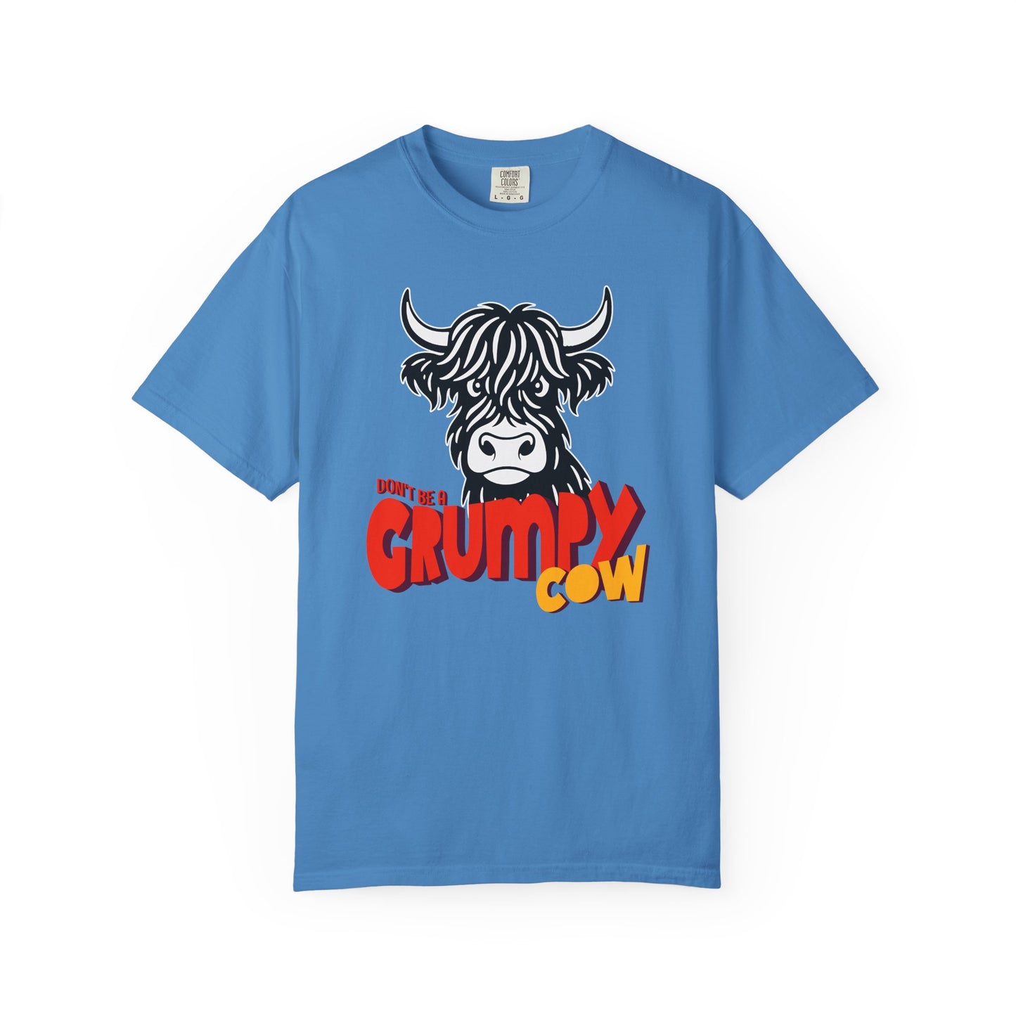 Grumpy Cow T-Shirt — Funny Highland Cow Graphic Tee