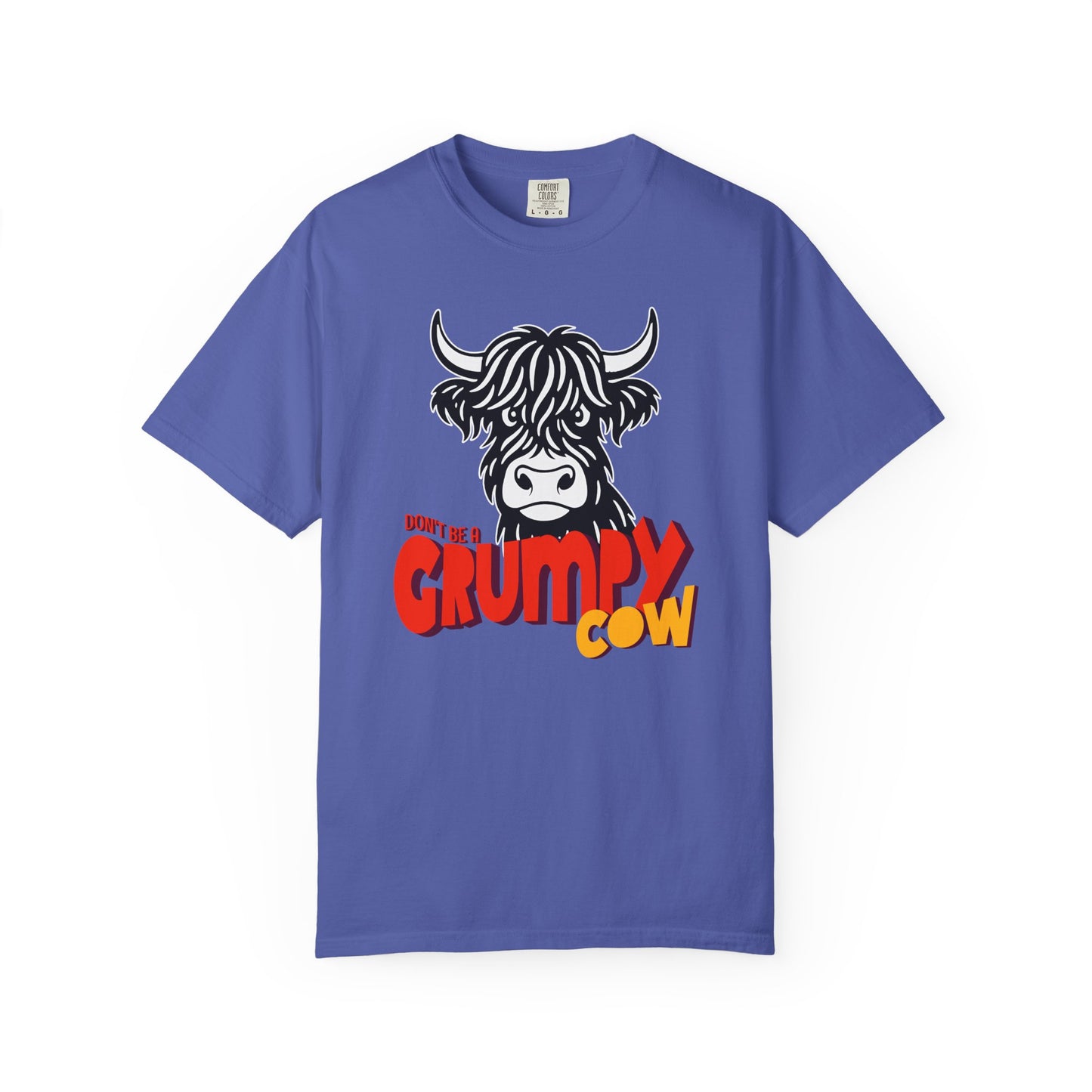 Grumpy Cow T-Shirt — Funny Highland Cow Graphic Tee