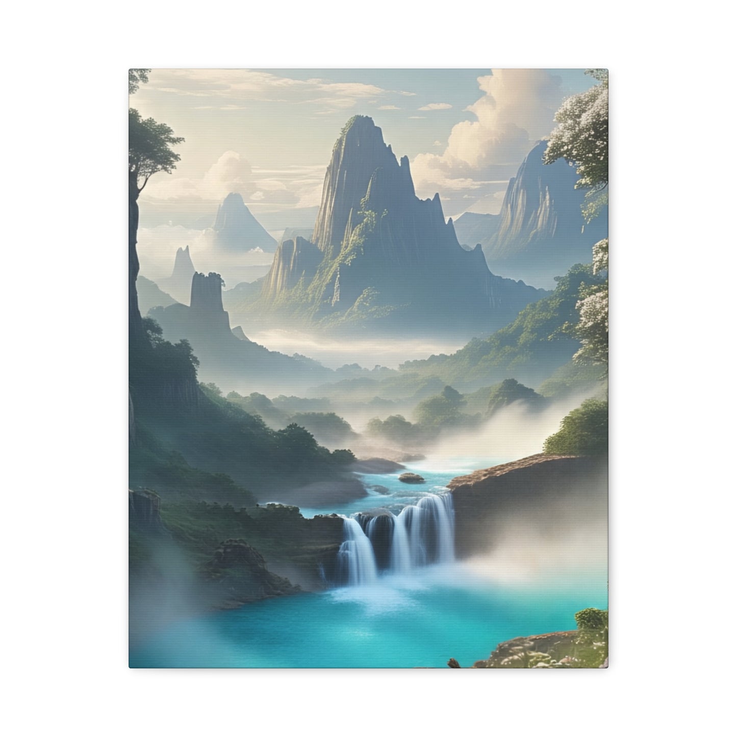 Scenic Landscape Canvas Print, Wall Art Decor, Home Decoration, Nature Wall Art, Gift for Nature Lovers, Tranquil Art for Living Room