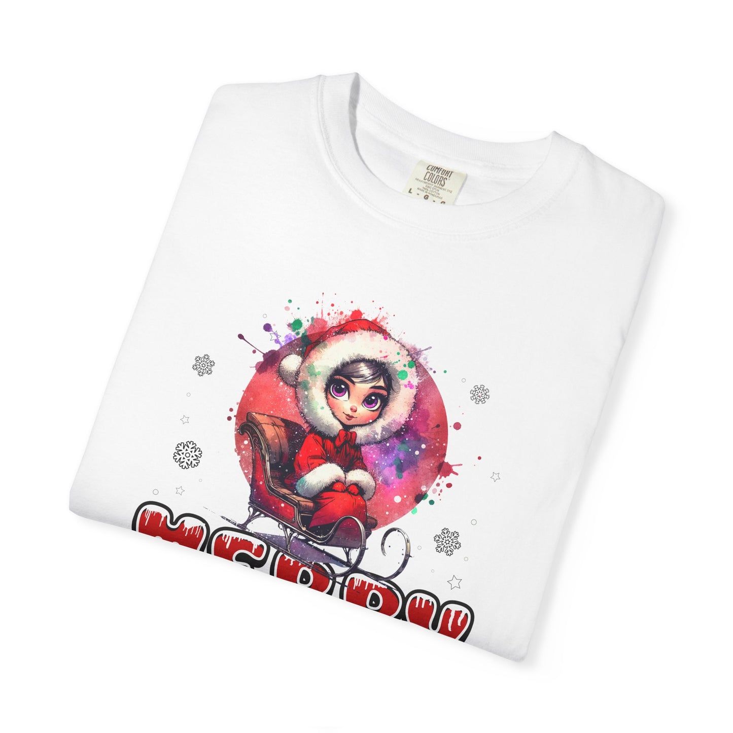 Merry Christmas Unisex Garment-Dyed T-Shirt