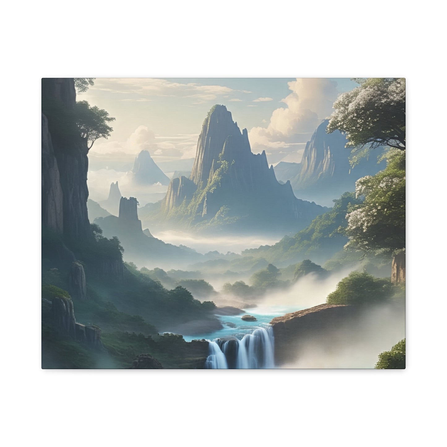 Scenic Landscape Canvas Print, Wall Art Decor, Home Decoration, Nature Wall Art, Gift for Nature Lovers, Tranquil Art for Living Room