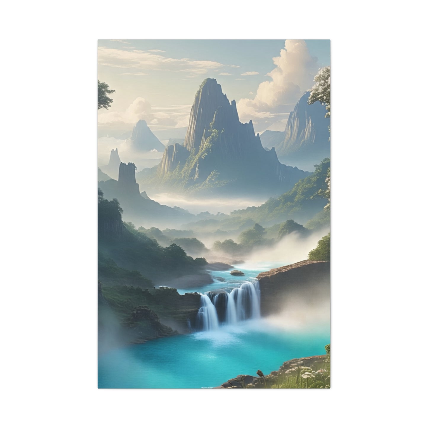 Scenic Landscape Canvas Print, Wall Art Decor, Home Decoration, Nature Wall Art, Gift for Nature Lovers, Tranquil Art for Living Room