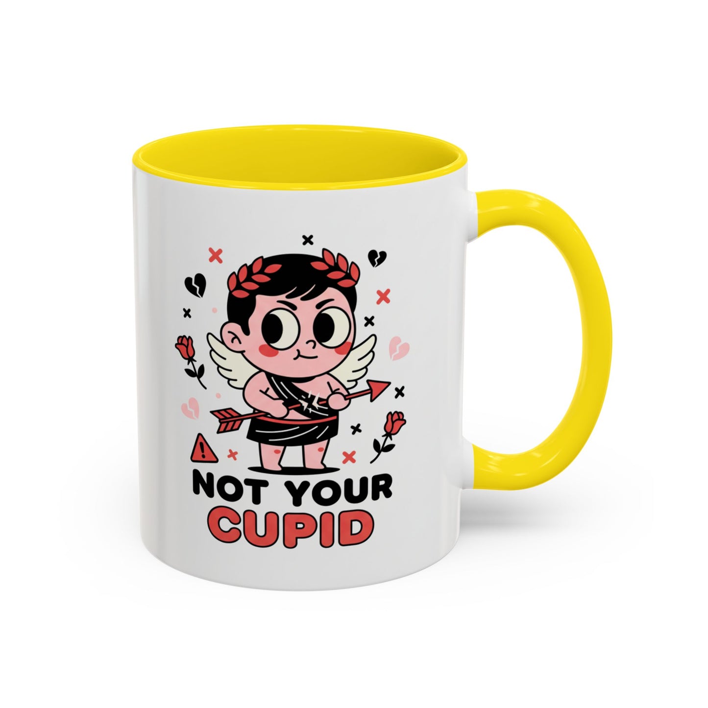 Cheeky Anti-Valentine Accent Coffee Mug — 11/15oz