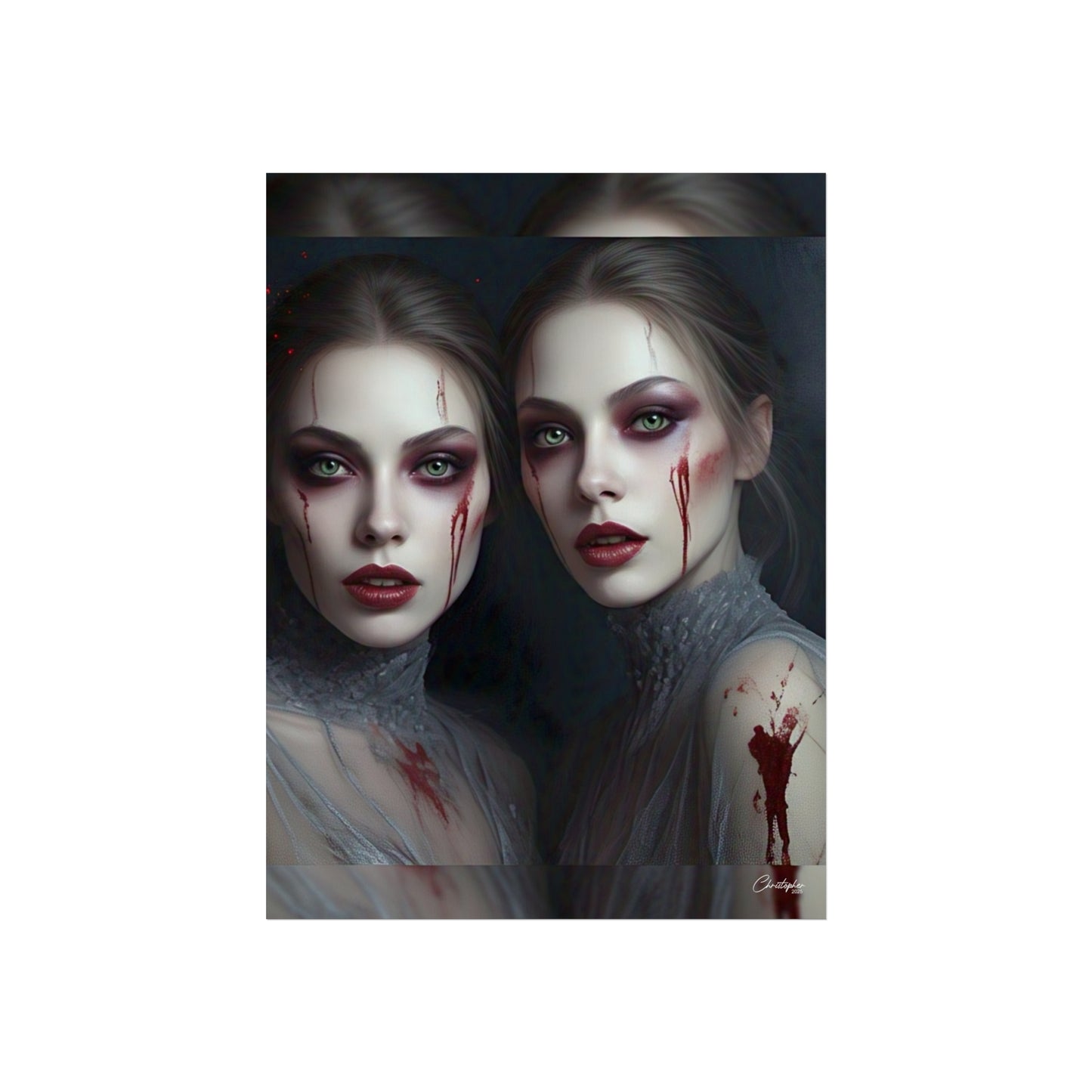 Eerie Fine Art Poster, Dark Fantasy Wall Art, Gothic Decor, Spooky Home Aesthetic, Halloween Wall Art