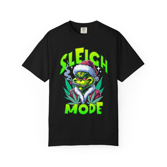 Sleigh Mode T-Shirt — Grinch Holiday Graphic Tee