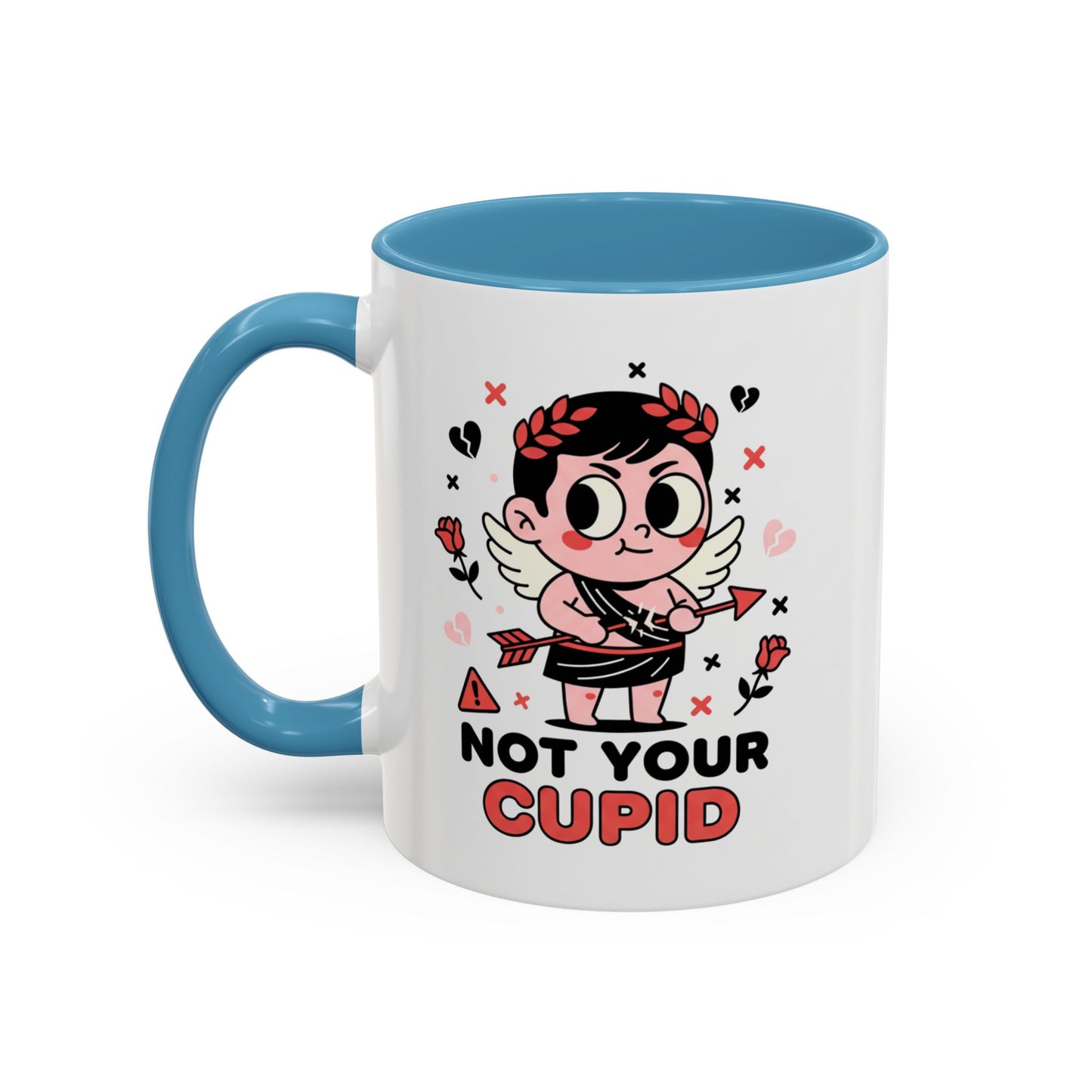 Cheeky Anti-Valentine Accent Coffee Mug — 11/15oz