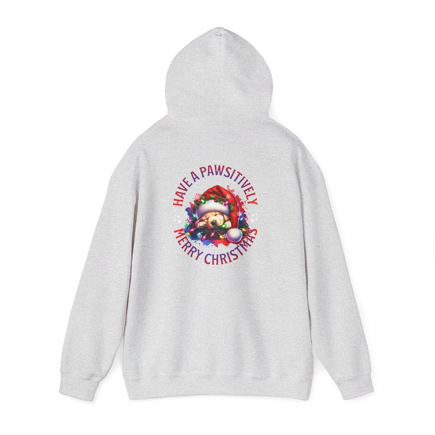 Christmas Pack Puppy Hoodie — Festive Santa Puppies 'Have A Pawsitively Merry Christmas' Holiday Sweatshirt