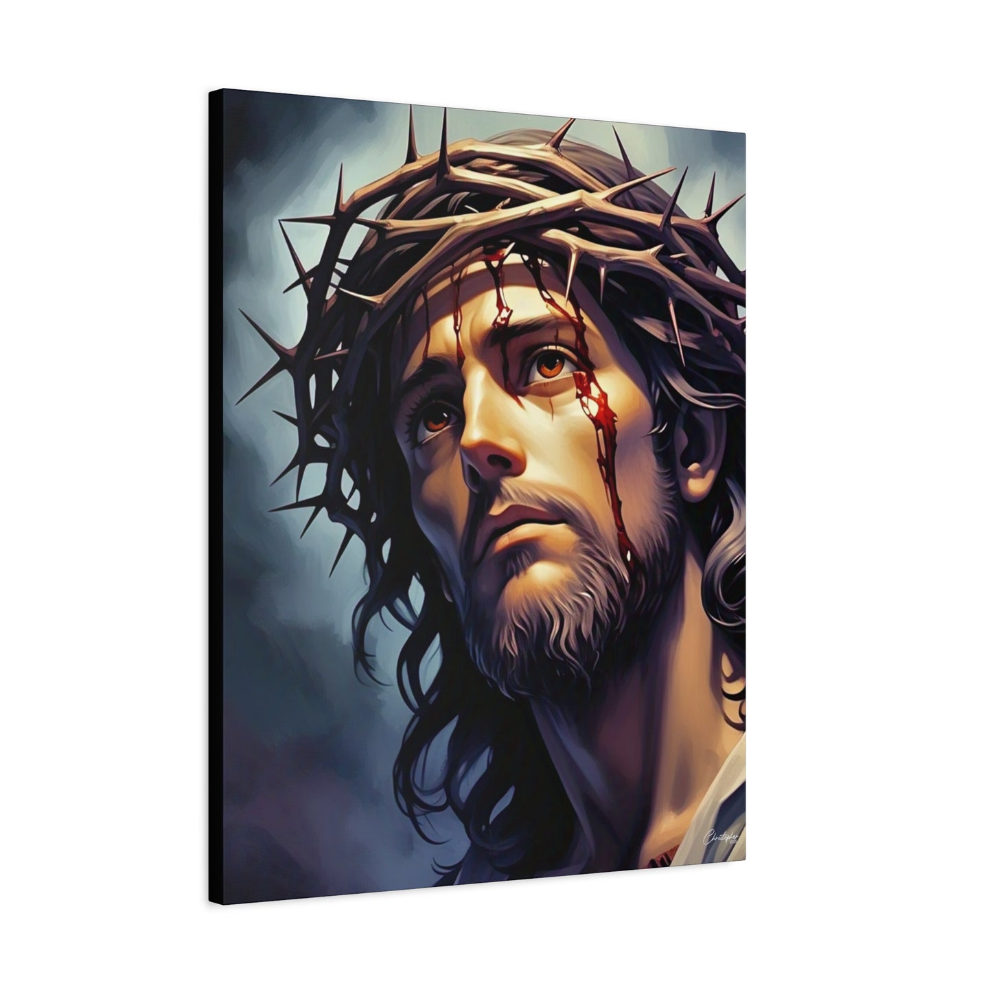Religious Art Print Canvas, Inspirational Wall Decor, Christian Home Decor, Jesus Art, Gift for Faith-Based Celebrations