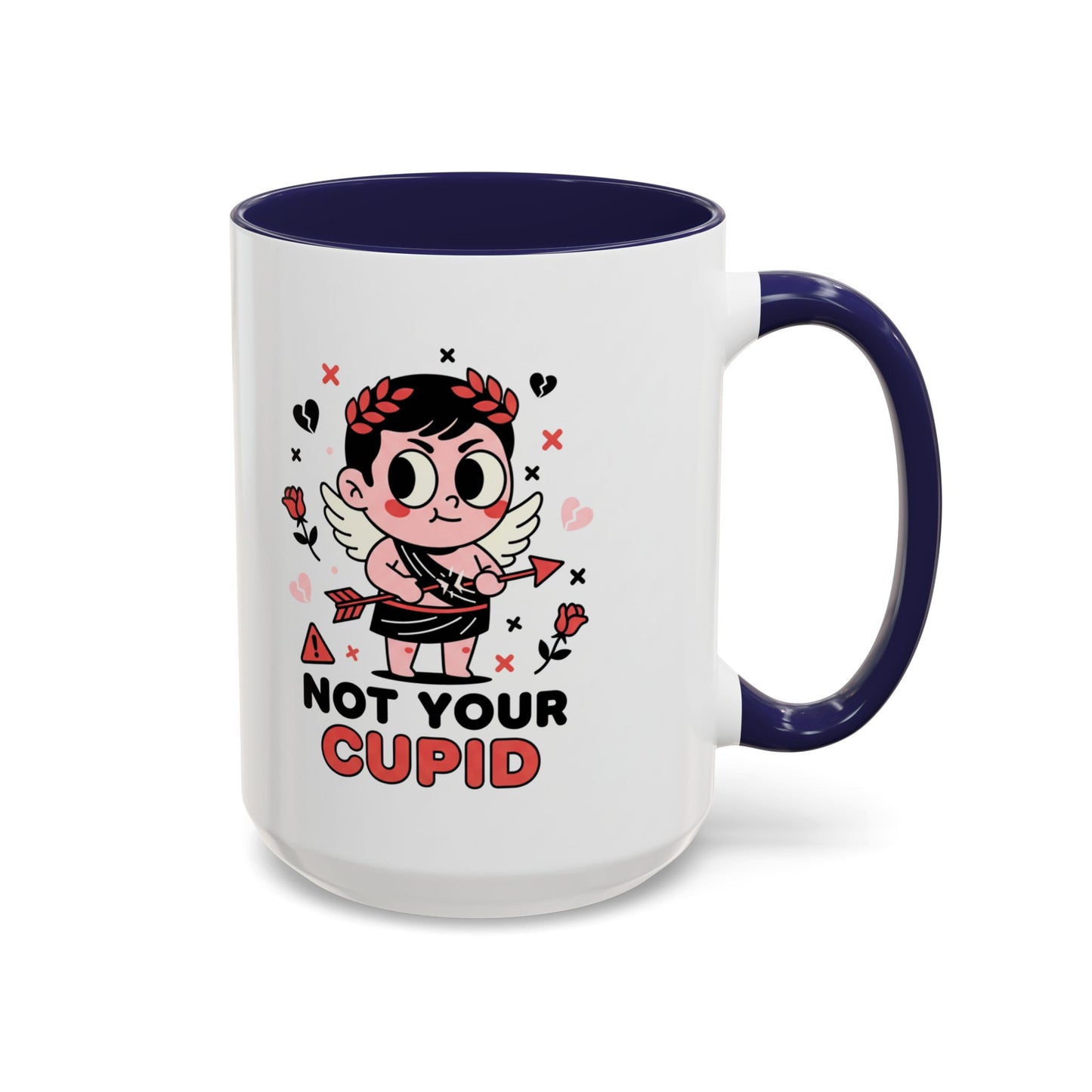 Cheeky Anti-Valentine Accent Coffee Mug — 11/15oz
