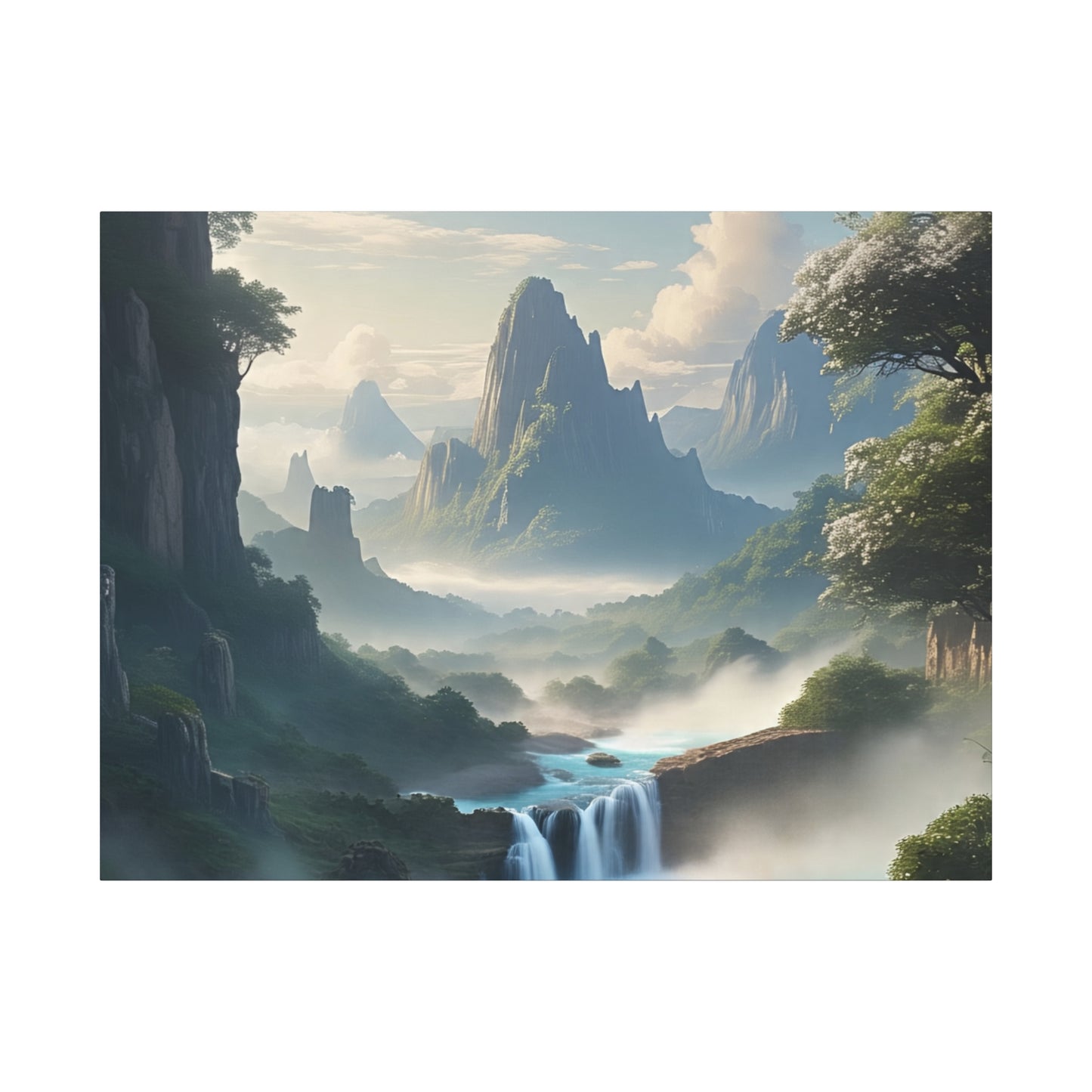 Scenic Landscape Canvas Print, Wall Art Decor, Home Decoration, Nature Wall Art, Gift for Nature Lovers, Tranquil Art for Living Room