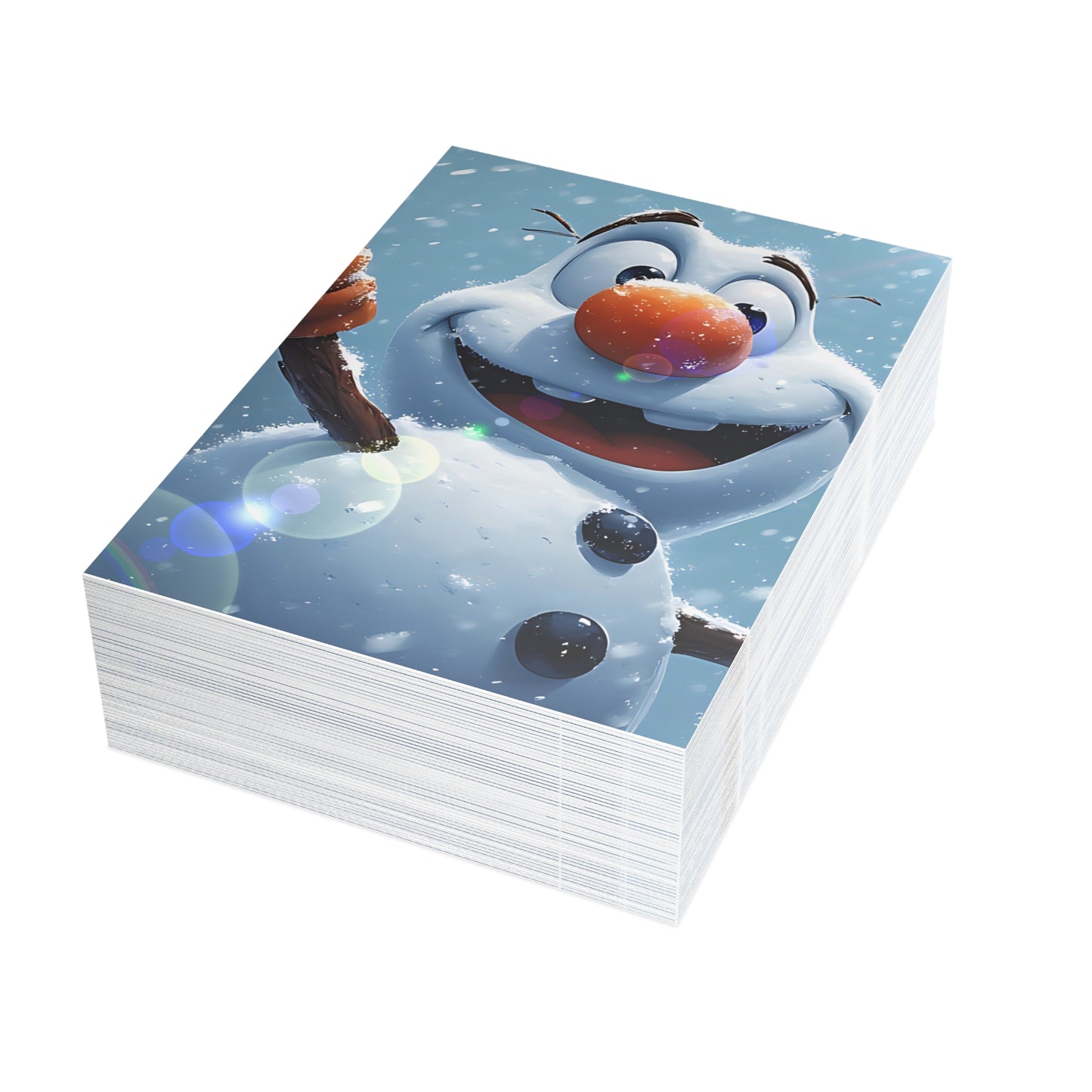 Dancing Snowman (Christmas Selfies) Postcard Bundles (envelopes included)