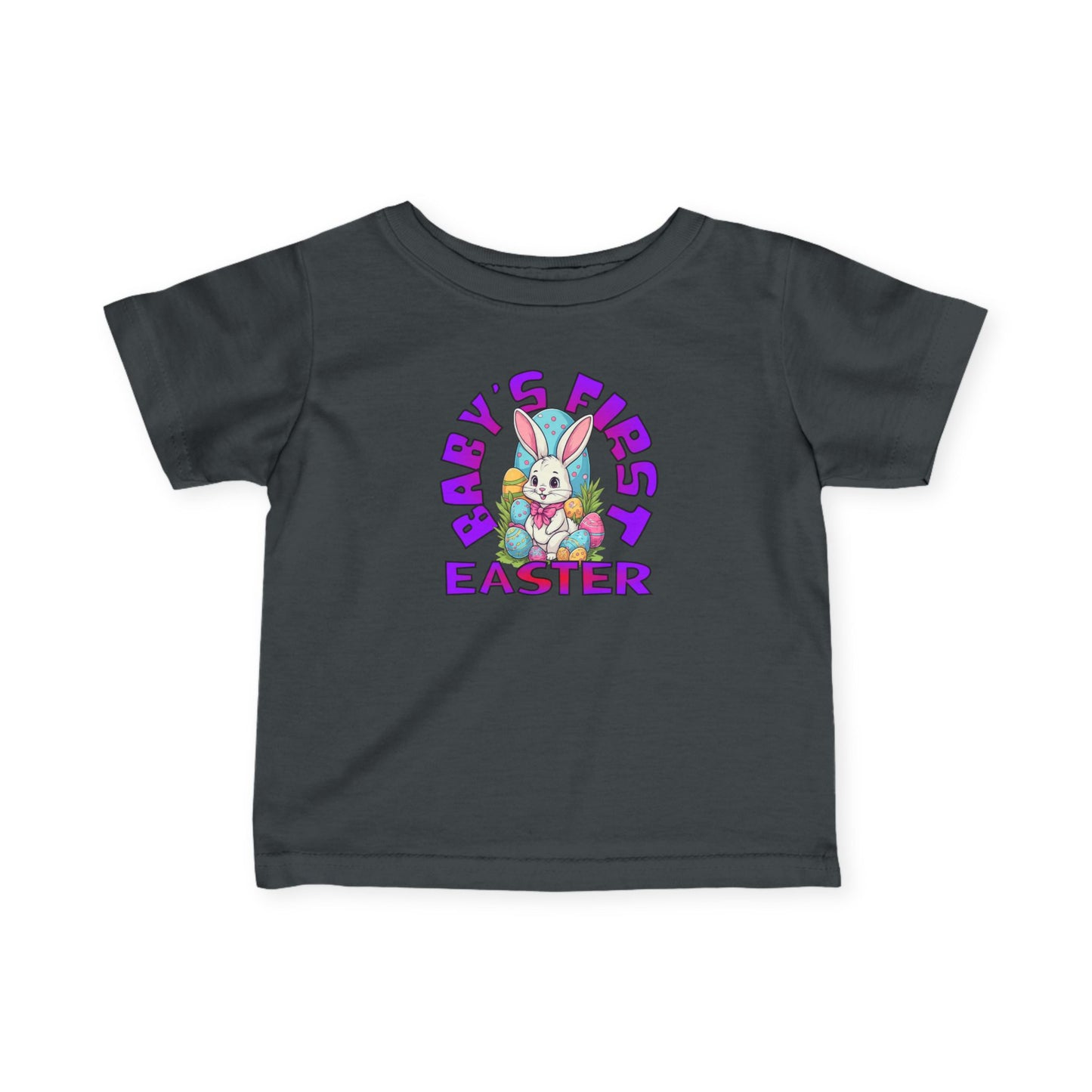 Infant Tee — "Baby's First Easter" Bunny Graphic Easter Outfit