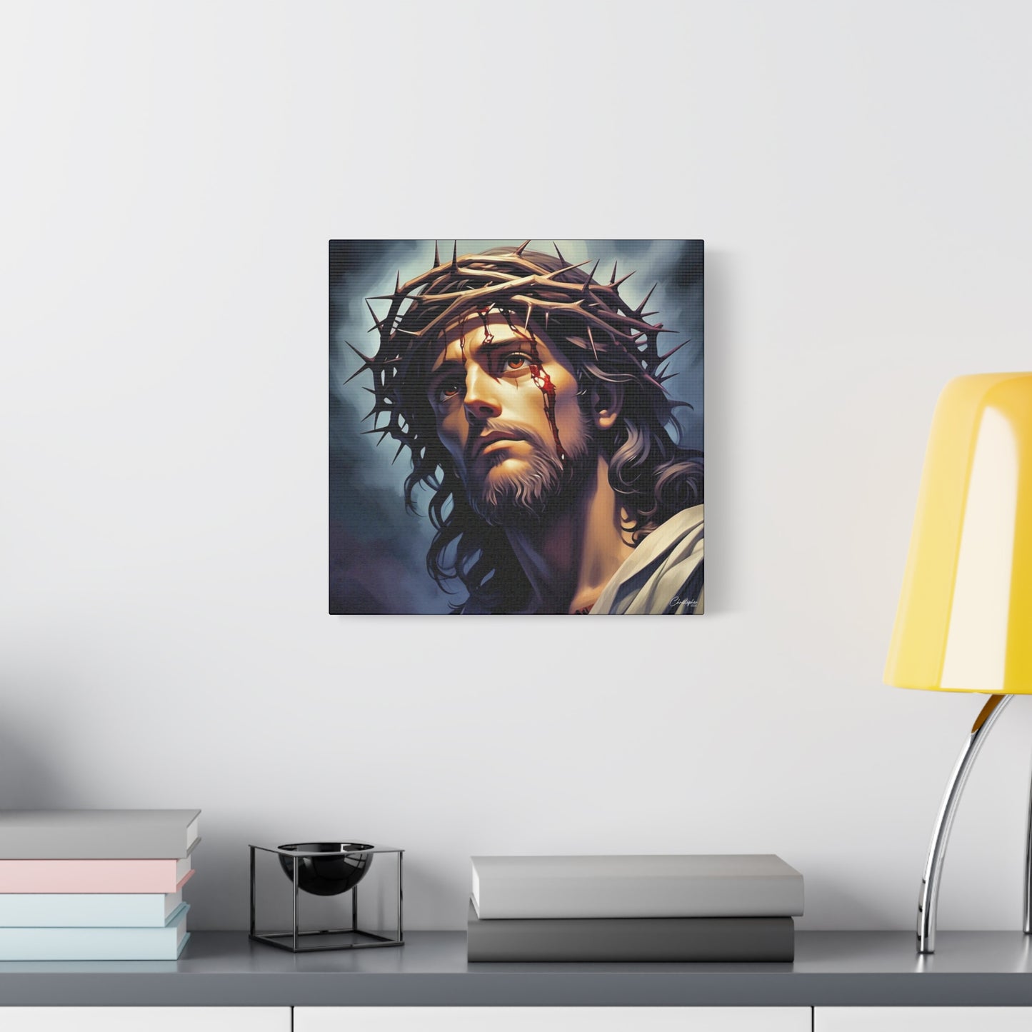 Religious Art Print Canvas, Inspirational Wall Decor, Christian Home Decor, Jesus Art, Gift for Faith-Based Celebrations