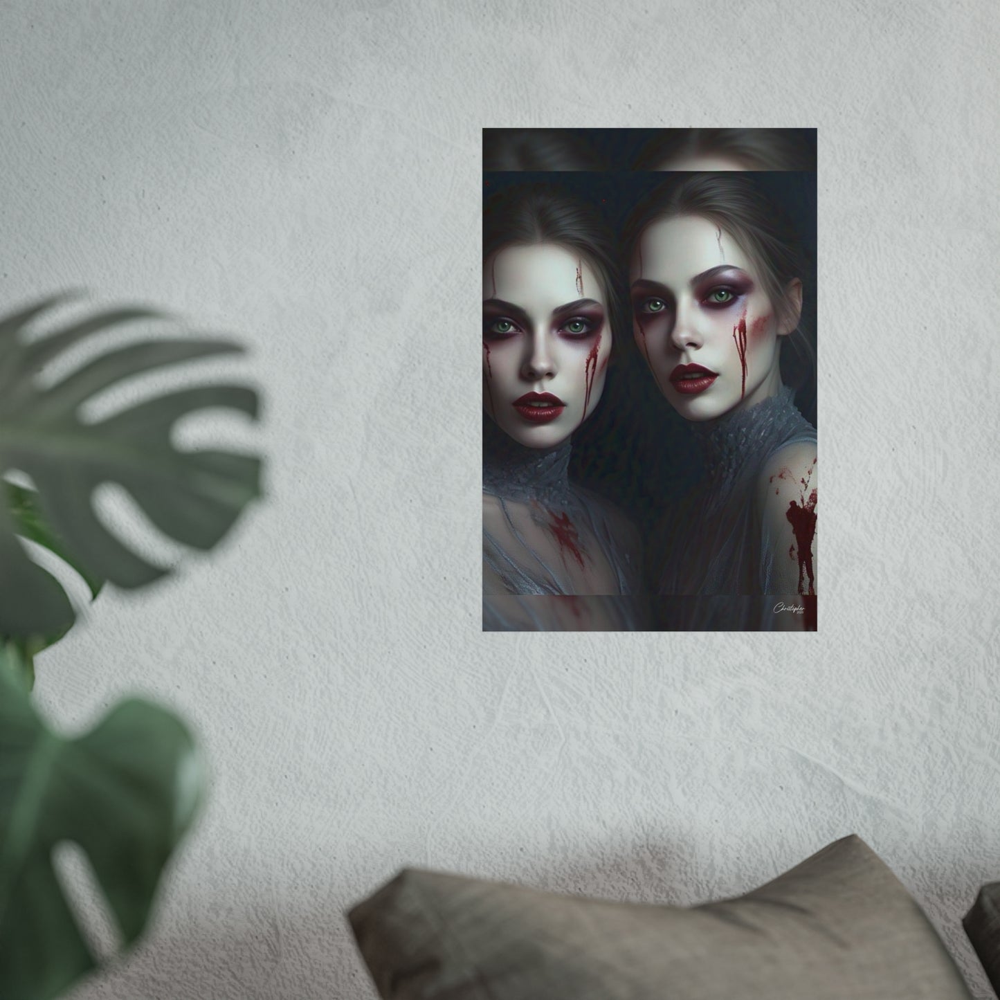 Eerie Fine Art Poster, Dark Fantasy Wall Art, Gothic Decor, Spooky Home Aesthetic, Halloween Wall Art