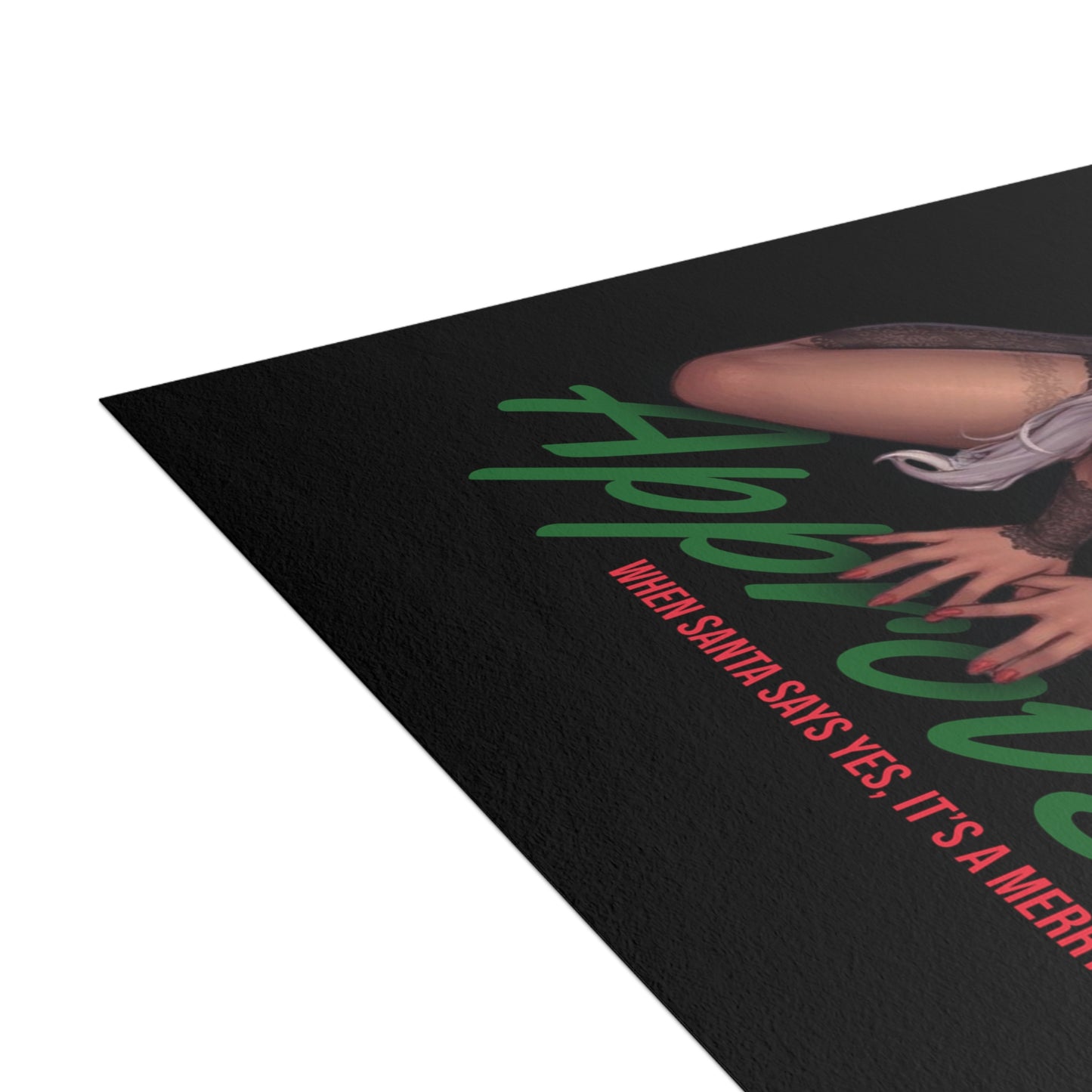 Holiday Greeting Postcard Bundle – Santa Approved Art, Cute Christmas Cards, Envelopes Included, Fun Holiday Stationery, Gifts