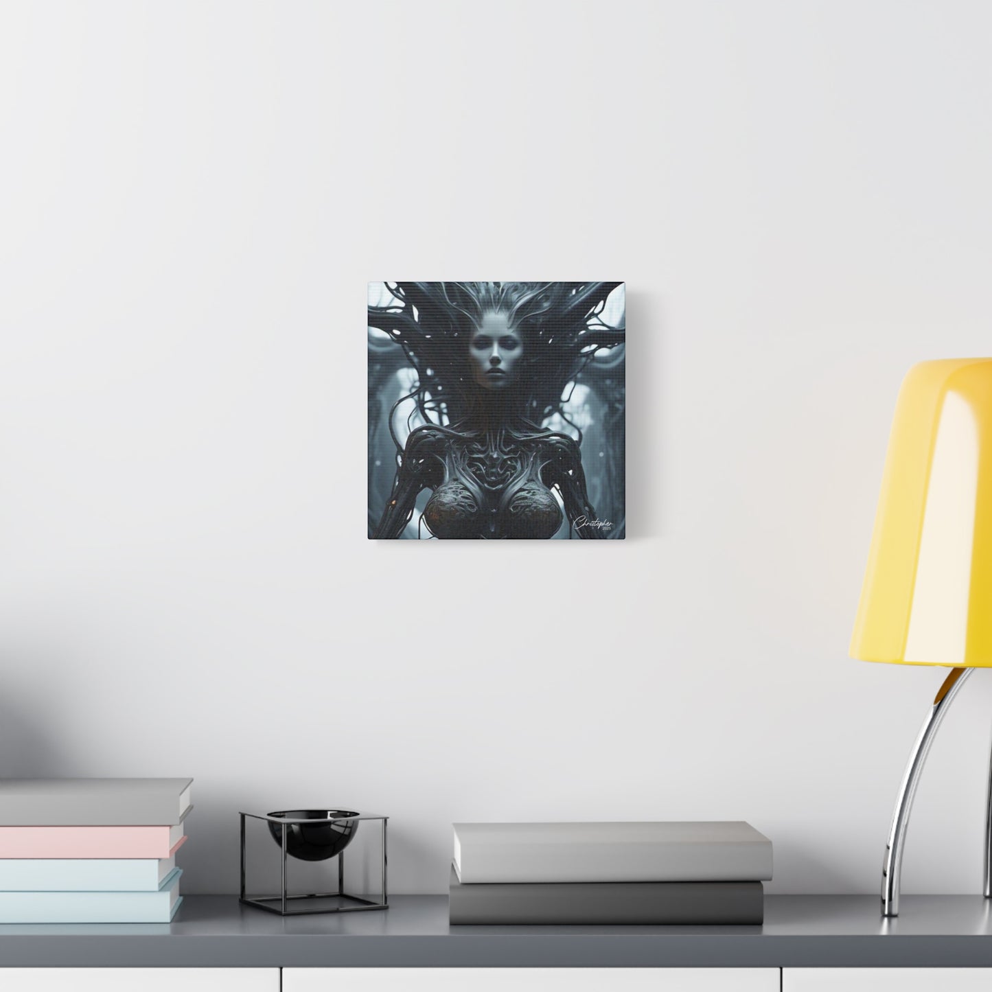 Futuristic Matte Canvas Wall Art – 1.25" Stretched