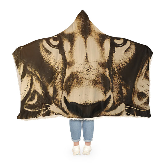 Cozy Lion Snuggle Blanket - Perfect for Movie Nights, Gifting, Home Decor, Camping, Animal Lovers