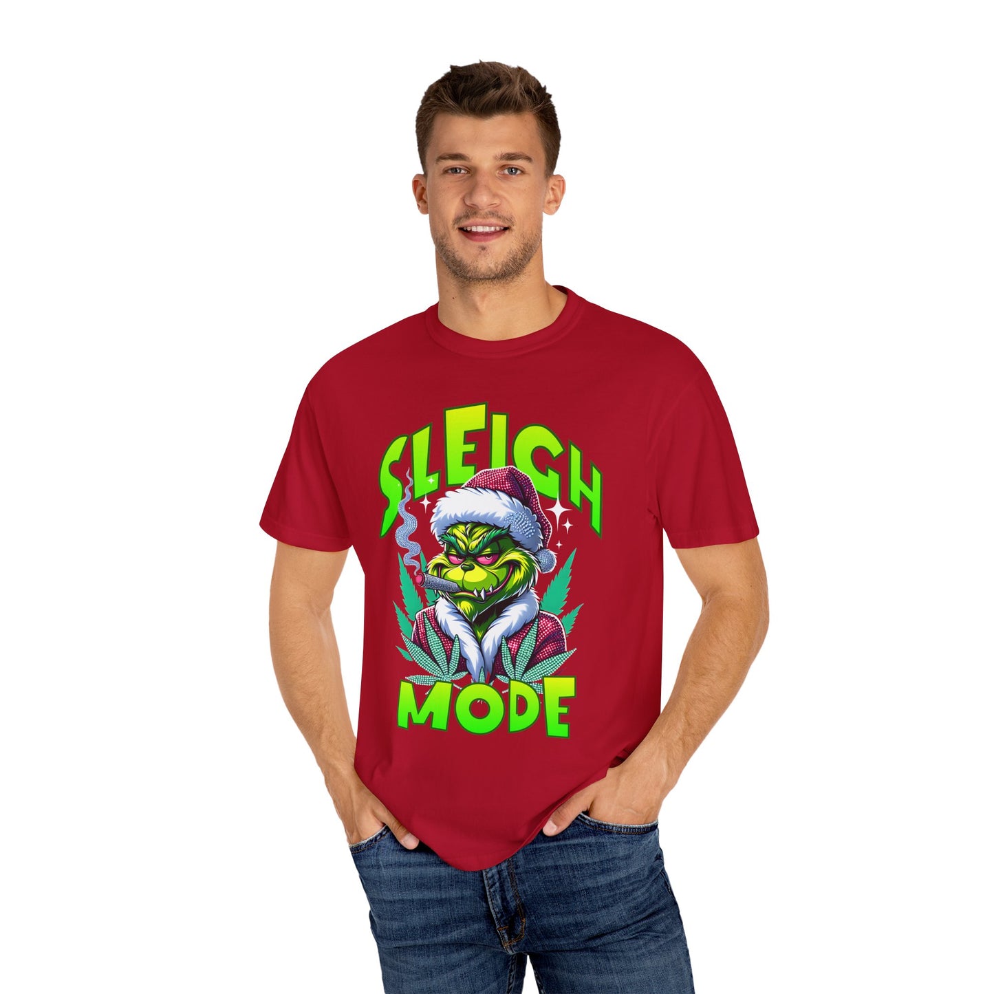 Sleigh Mode T-Shirt — Grinch Holiday Graphic Tee