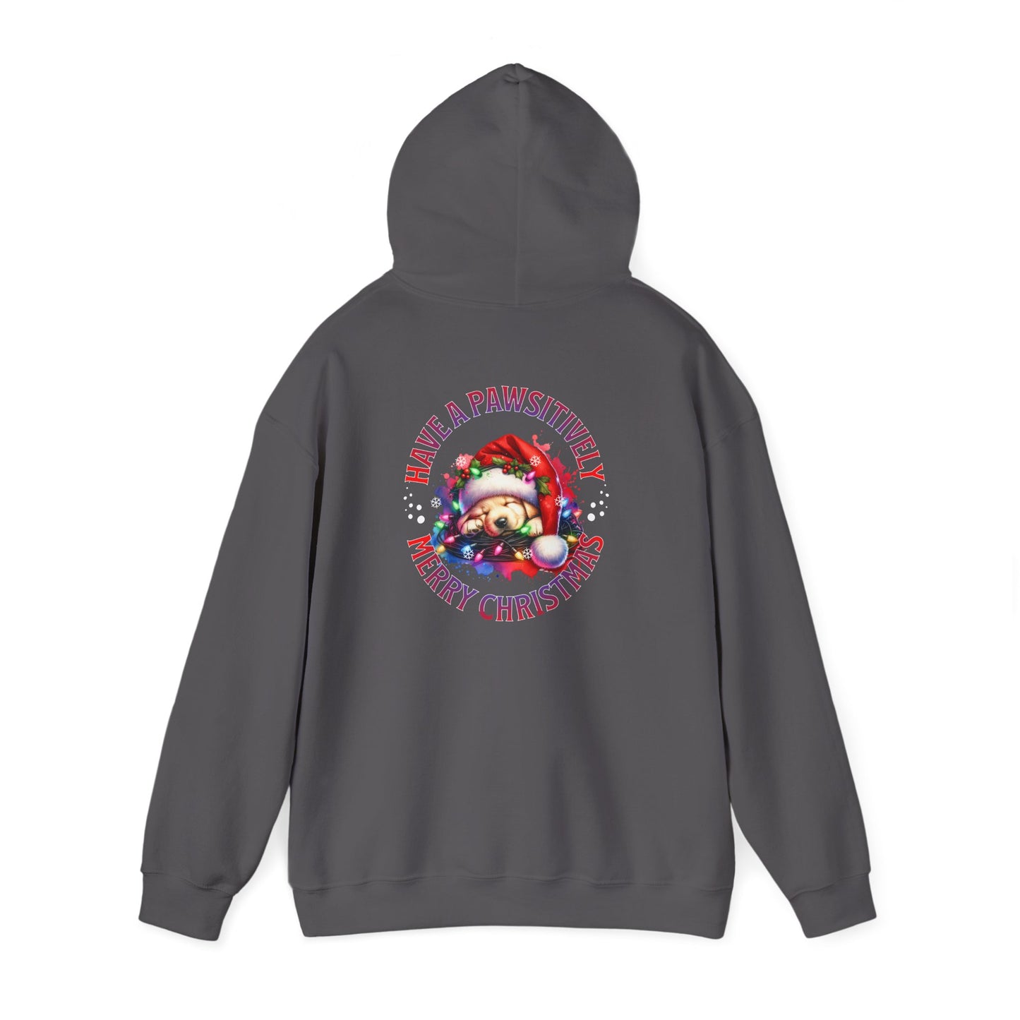 Christmas Pack Puppy Hoodie — Festive Santa Puppies 'Have A Pawsitively Merry Christmas' Holiday Sweatshirt