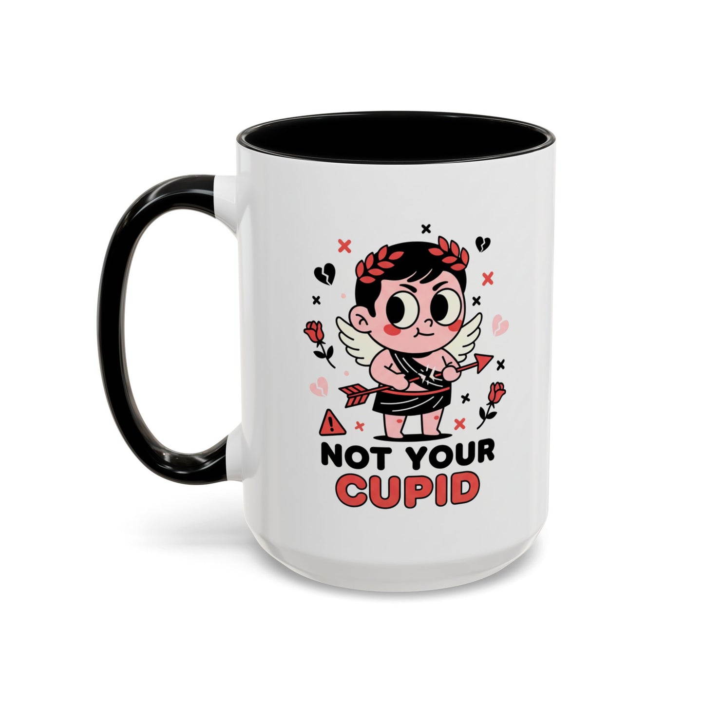 Cheeky Anti-Valentine Accent Coffee Mug — 11/15oz