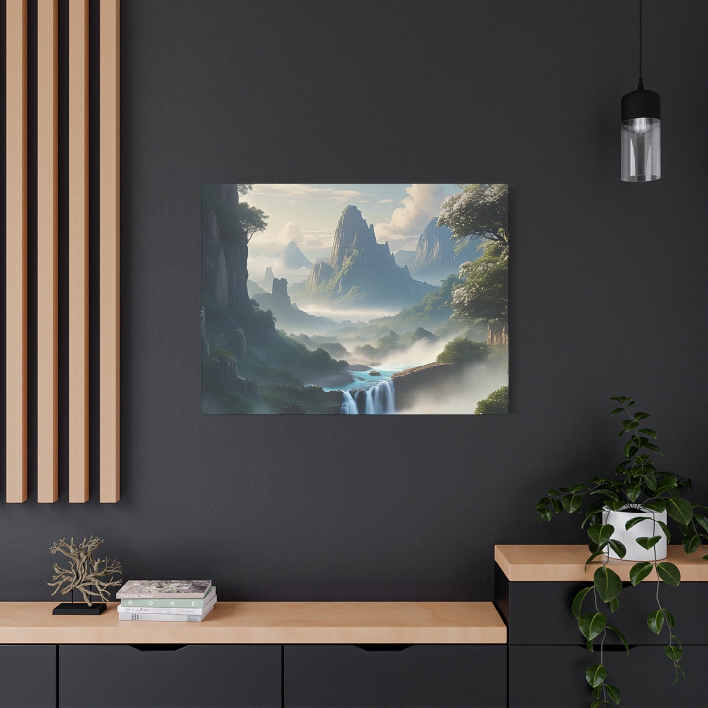 Scenic Landscape Canvas Print, Wall Art Decor, Home Decoration, Nature Wall Art, Gift for Nature Lovers, Tranquil Art for Living Room