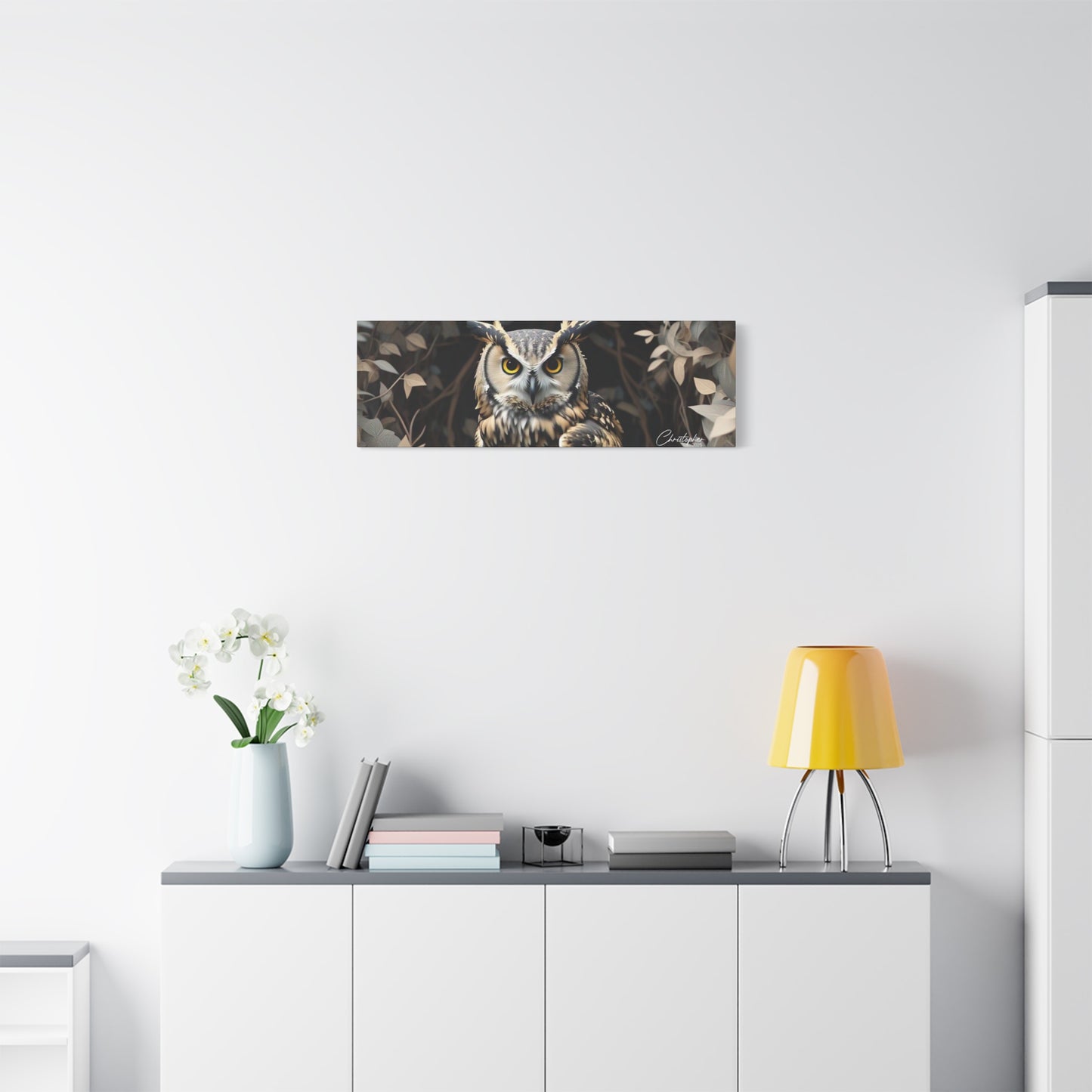 Realistic Owl Canvas Art - Nature Wall Decor for Home & Office