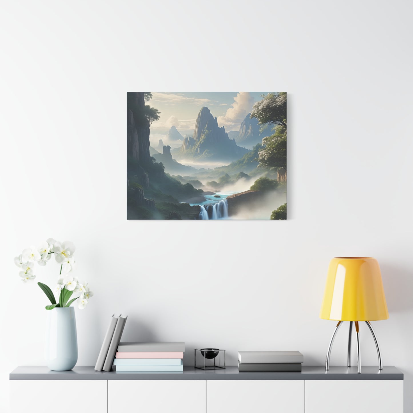 Scenic Landscape Canvas Print, Wall Art Decor, Home Decoration, Nature Wall Art, Gift for Nature Lovers, Tranquil Art for Living Room