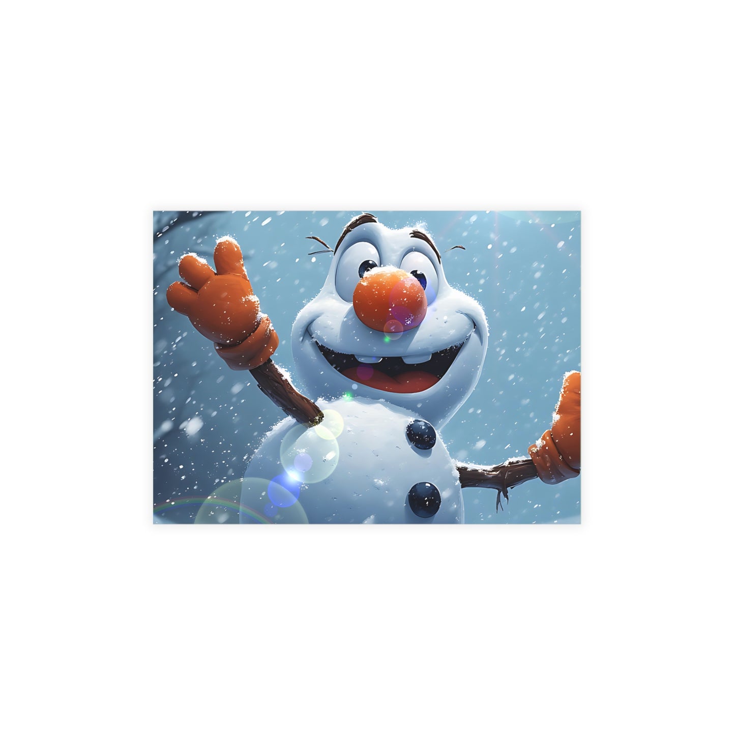 Dancing Snowman (Christmas Selfies) Postcard Bundles (envelopes included)